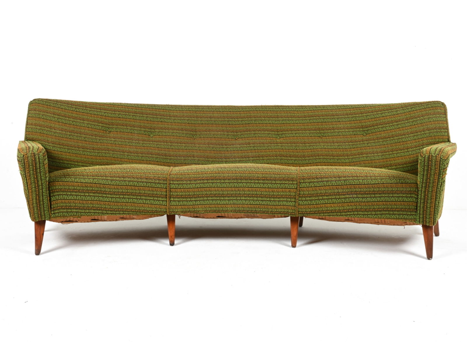 JOHANNES ANDERSEN SWEDISH BANANA SOFA, 1960'S (1 of 11)