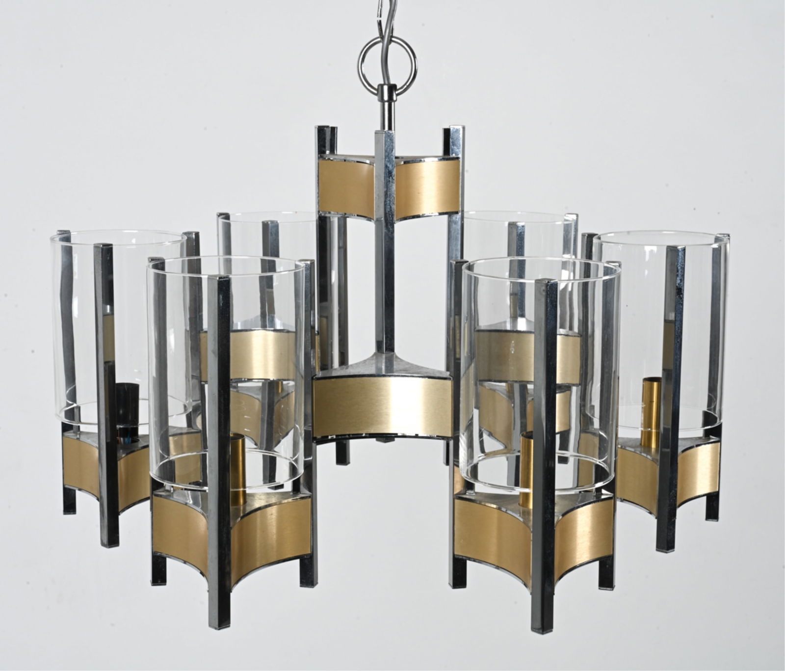 GAETANO SCIOLARI CHANDELIER, C. 1970'S (1 of 16)
