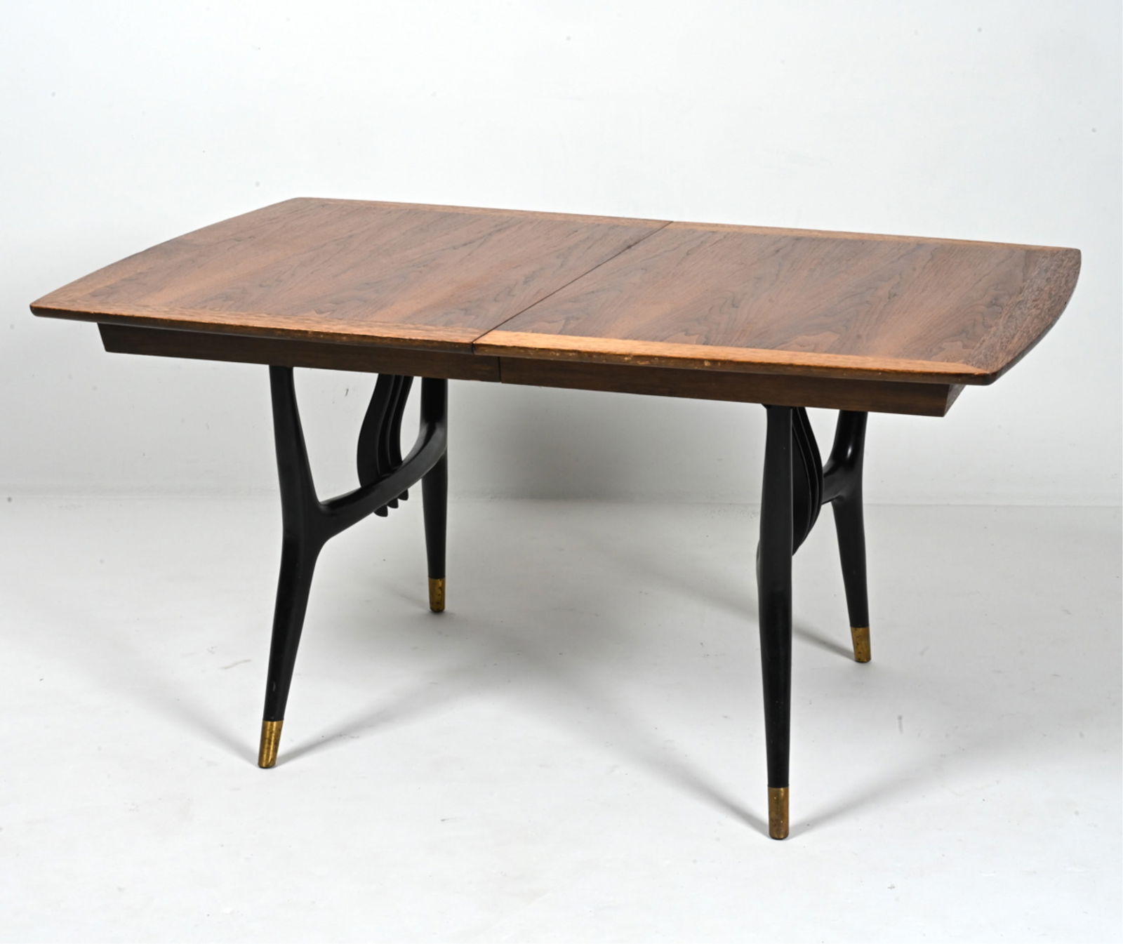 MID-CENTURY ATOMIC MODERN WALNUT DINING TABLE (1 of 20)