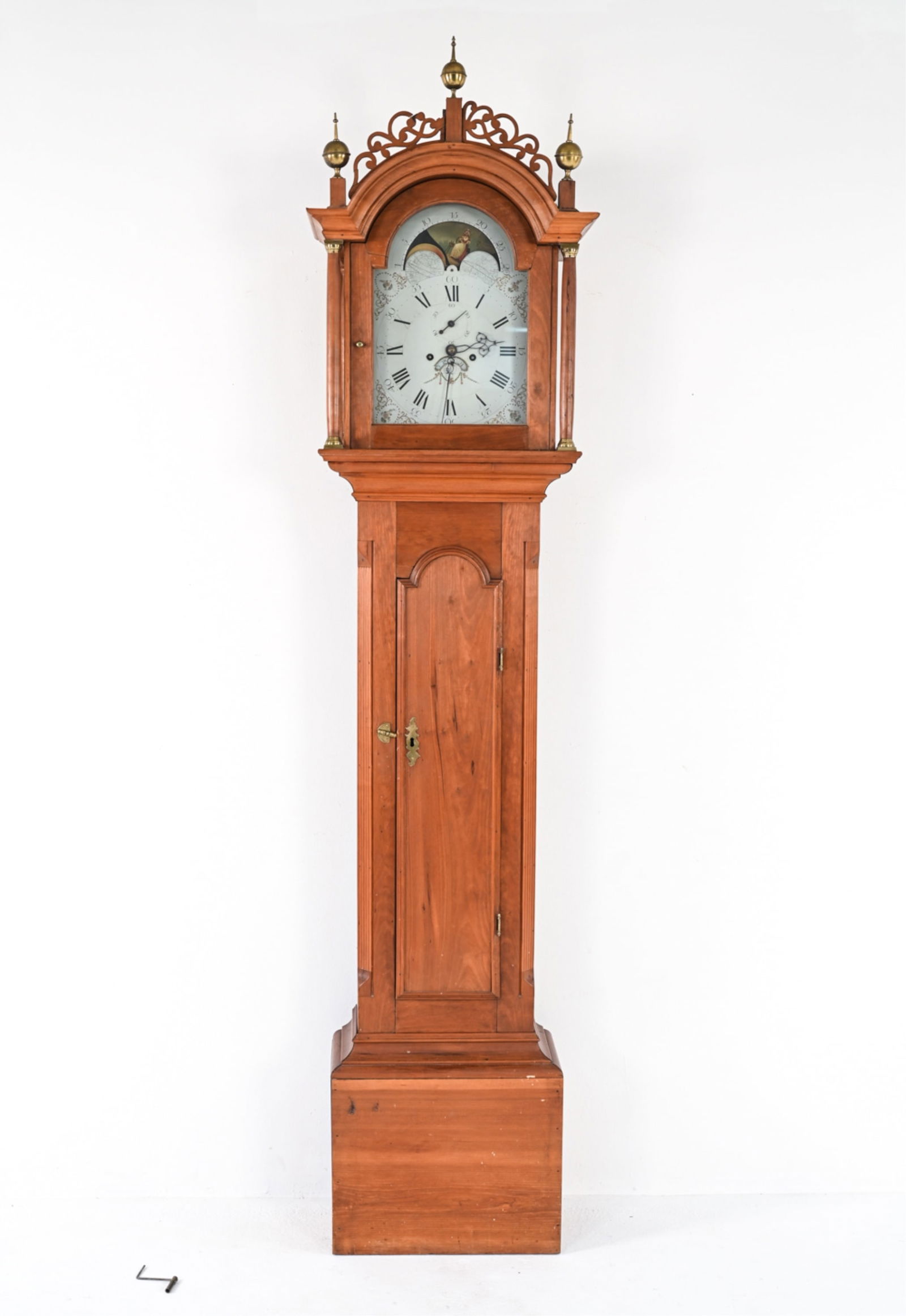ANTIQUE OSBORNE ENGLISH TALL CASE CLOCK (1 of 20)