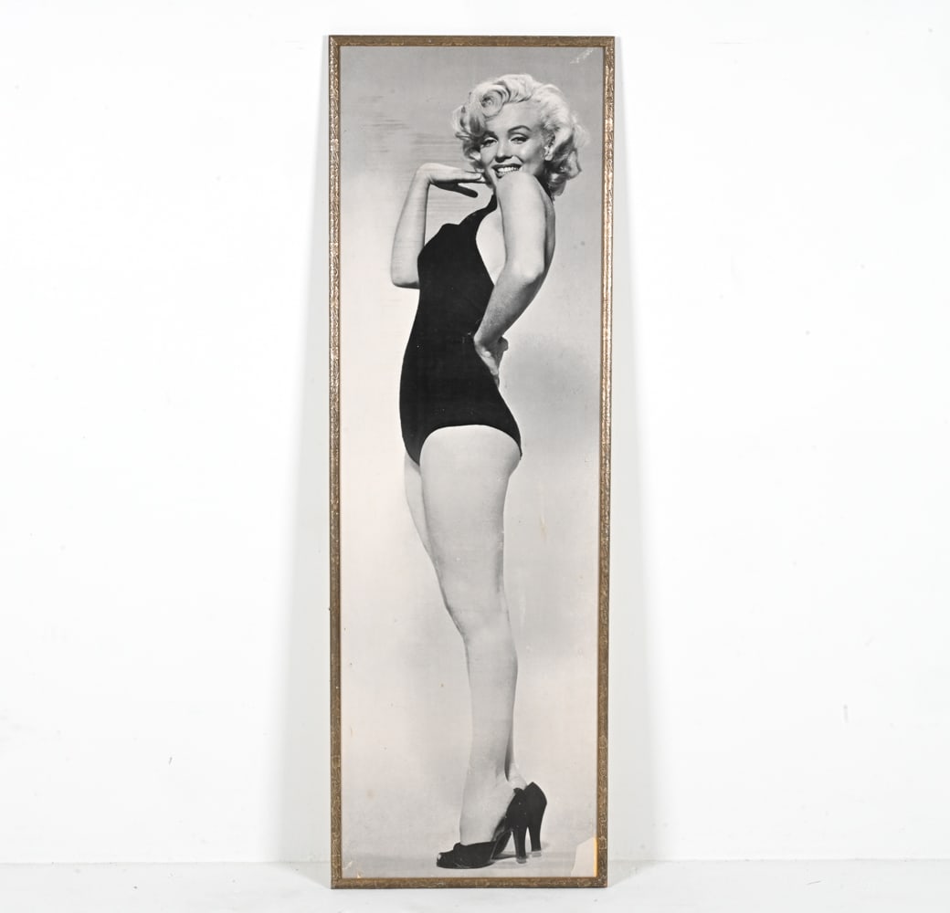 VINTAGE LIFE-SIZE MARILYN MONROE LITHO POSTER (1 of 9)