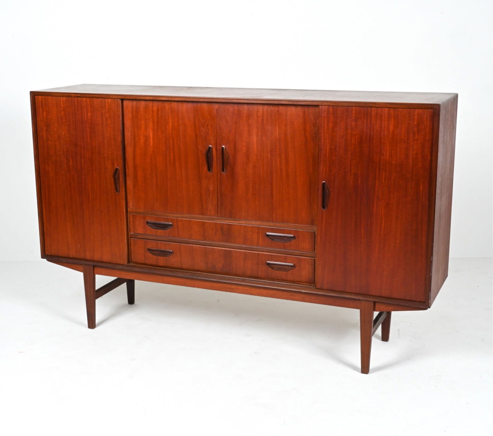 ATTR WESTERGAARD DANISH TEAK HIGHBOARD BAR CABINET (1 of 20)