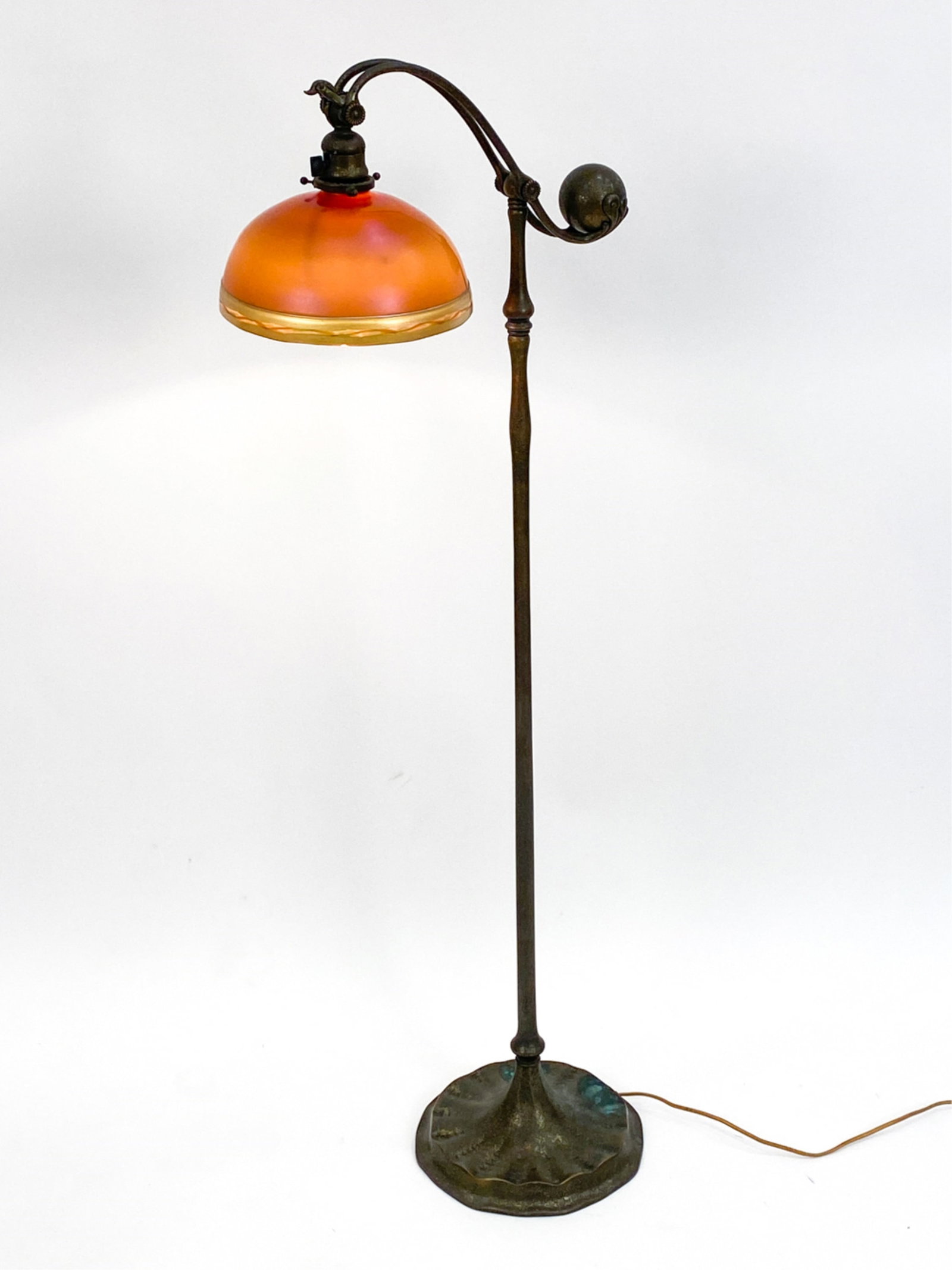 TIFFANY STUDIOS COUNTERBALANCE FLOOR LAMP STEUBEN (1 of 16)