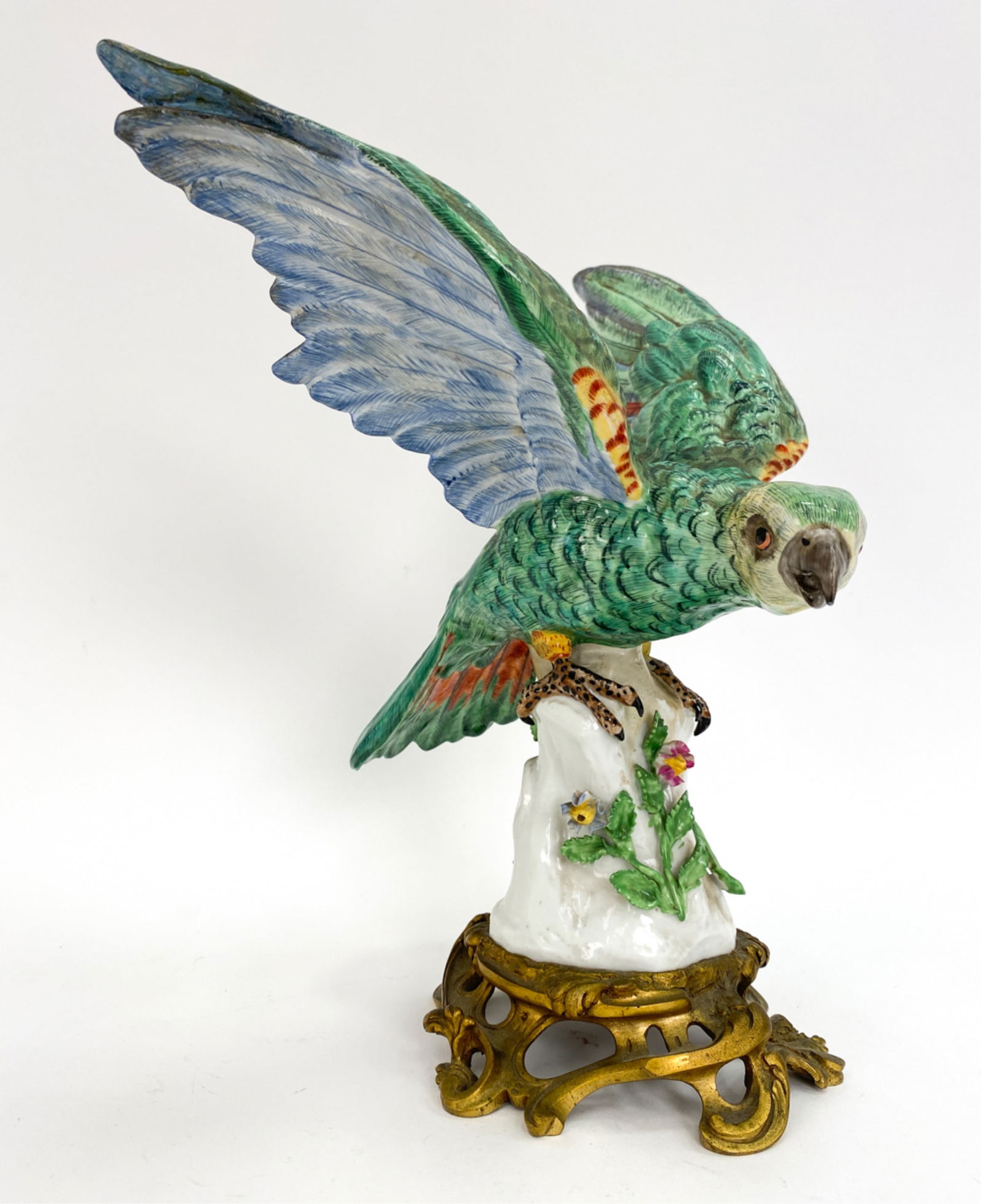 SAMSON PORCELAIN PARROT IN THE MANNER OF MEISSEN (1 of 14)