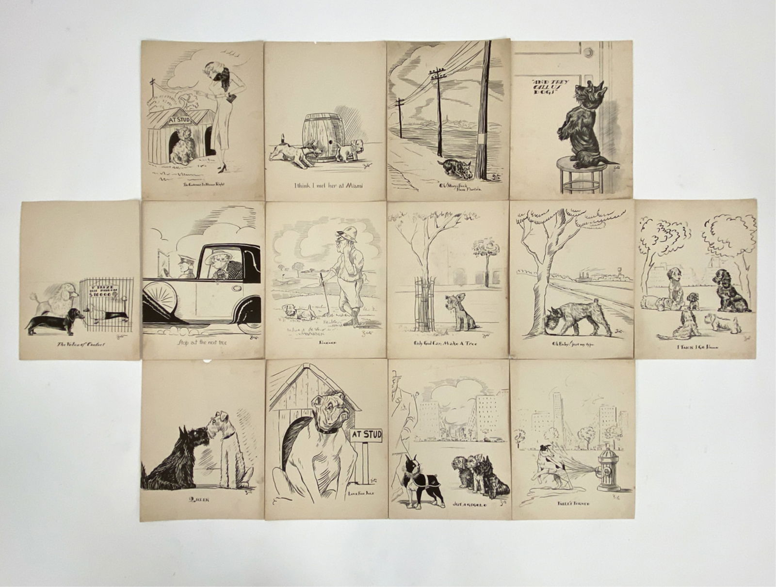 (14) VINCENZO ZITO (1900-1966) ILLUSTRATION PRINTS (1 of 15)