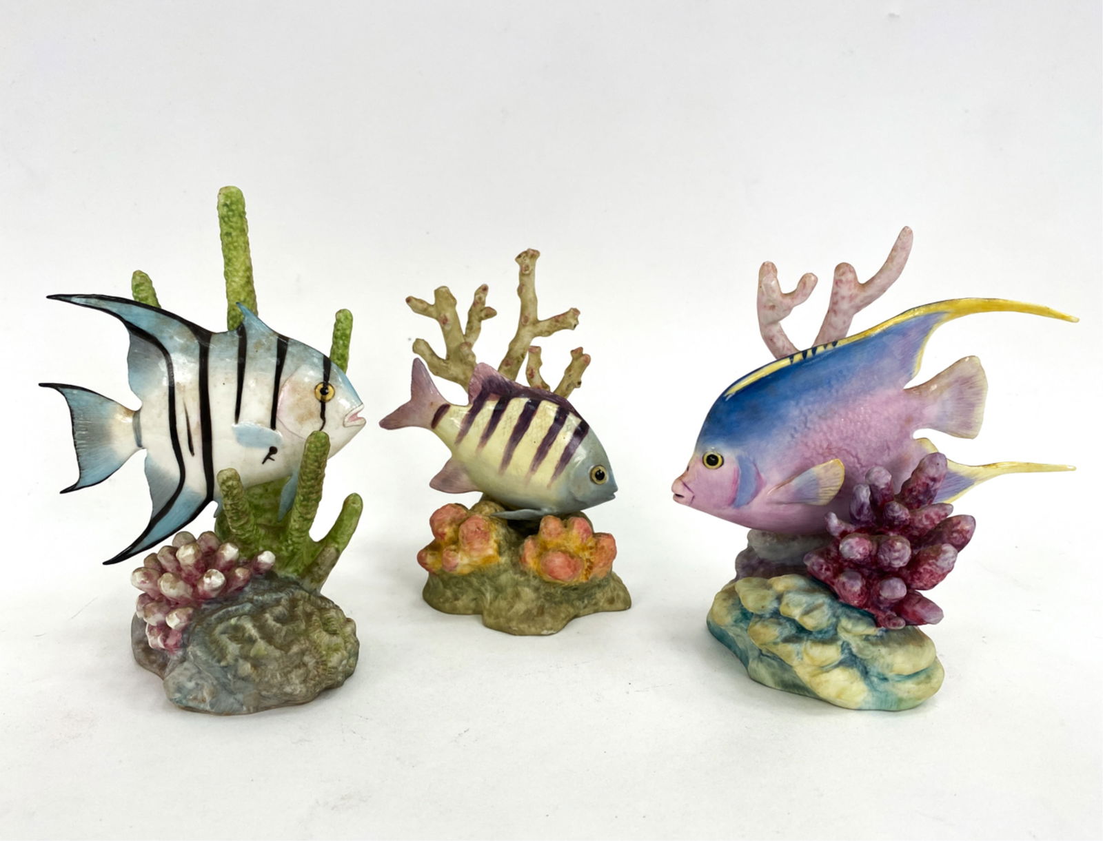 (3) ROYAL WORCESTER FISH FIGURES (1 of 12)