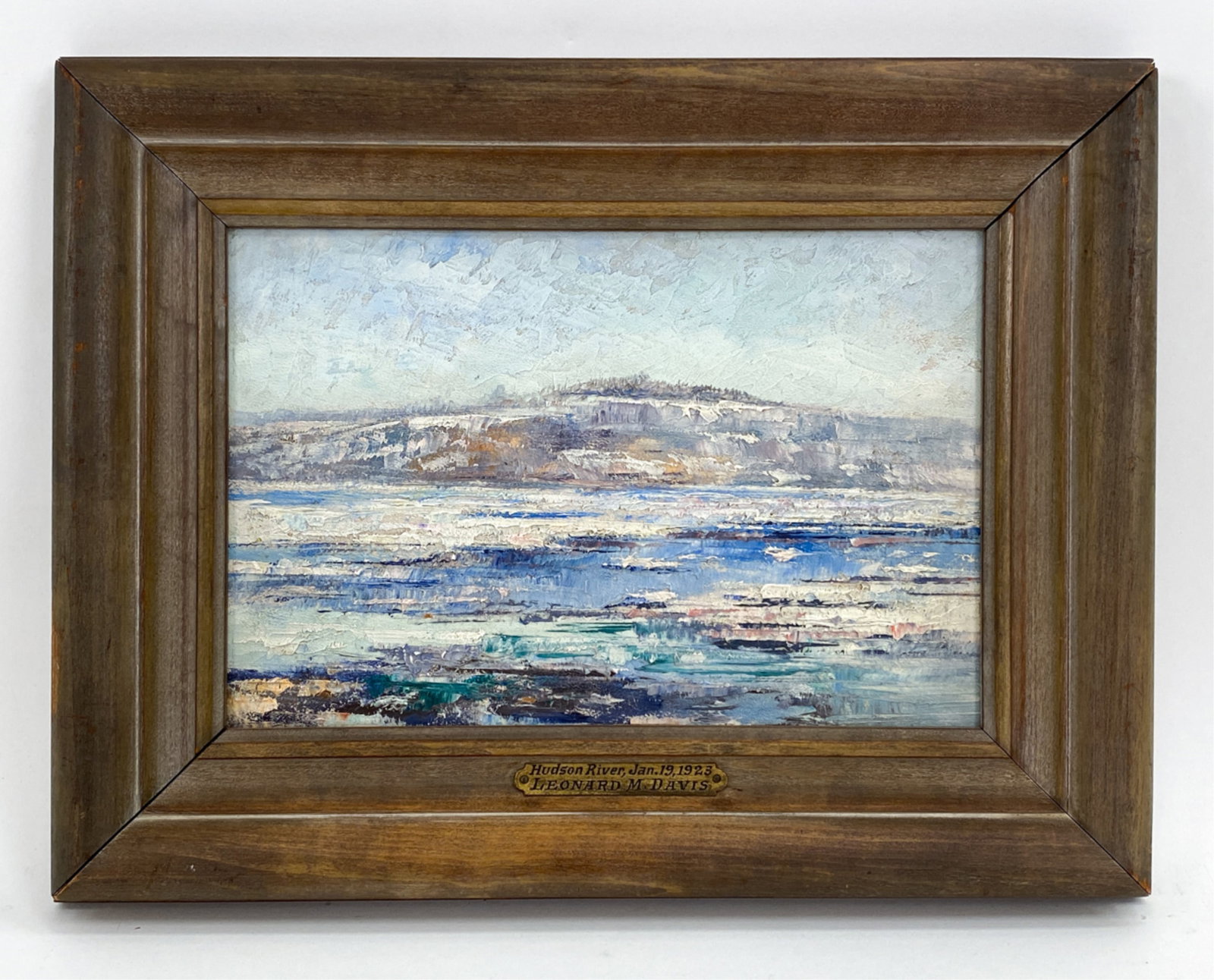 LEONARD MOORE DAVIS (1864-1938) HUDSON RIVER O/B (1 of 6)