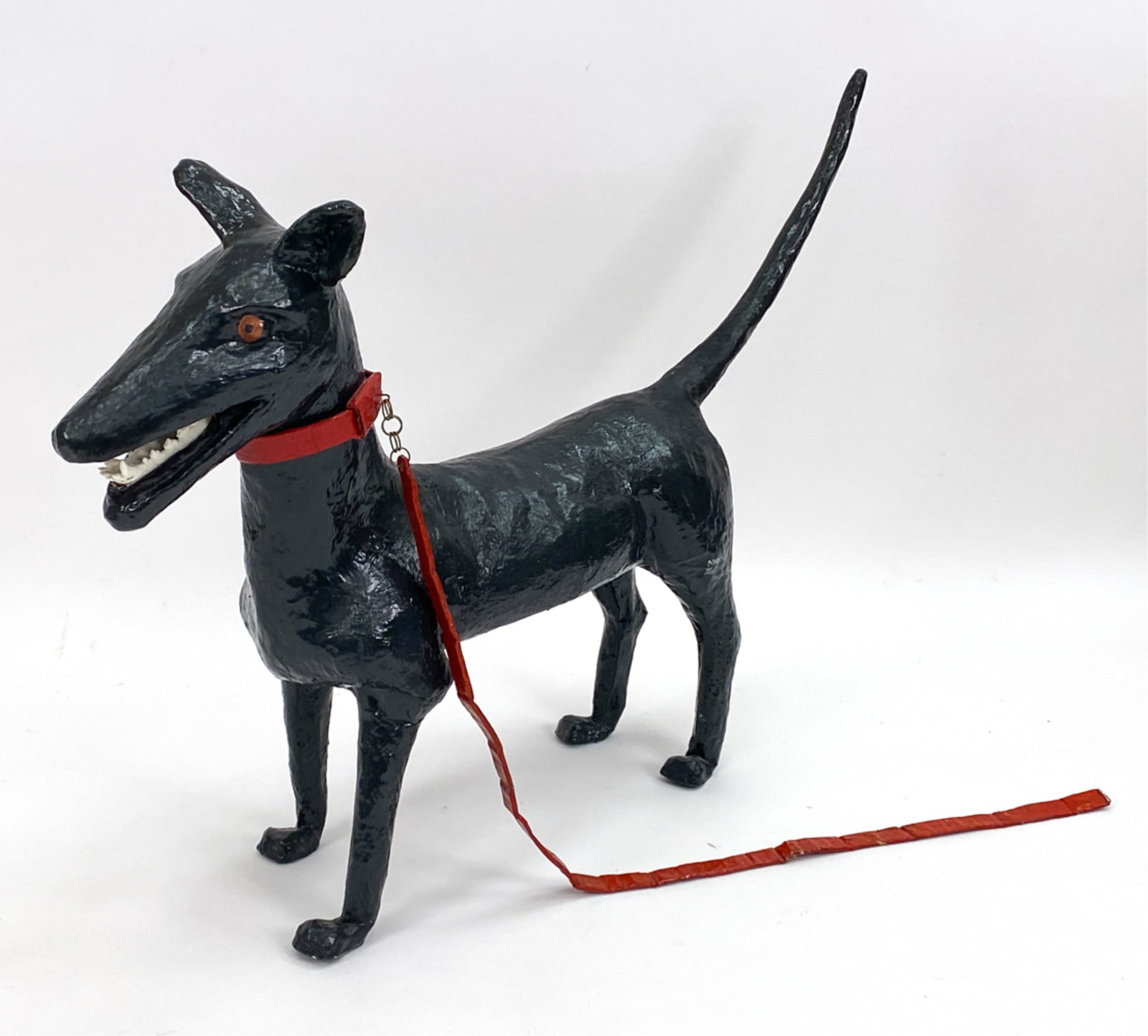 G.W. MARSHALL PAPIER-MACHE DOG SCULPTURE (1 of 14)