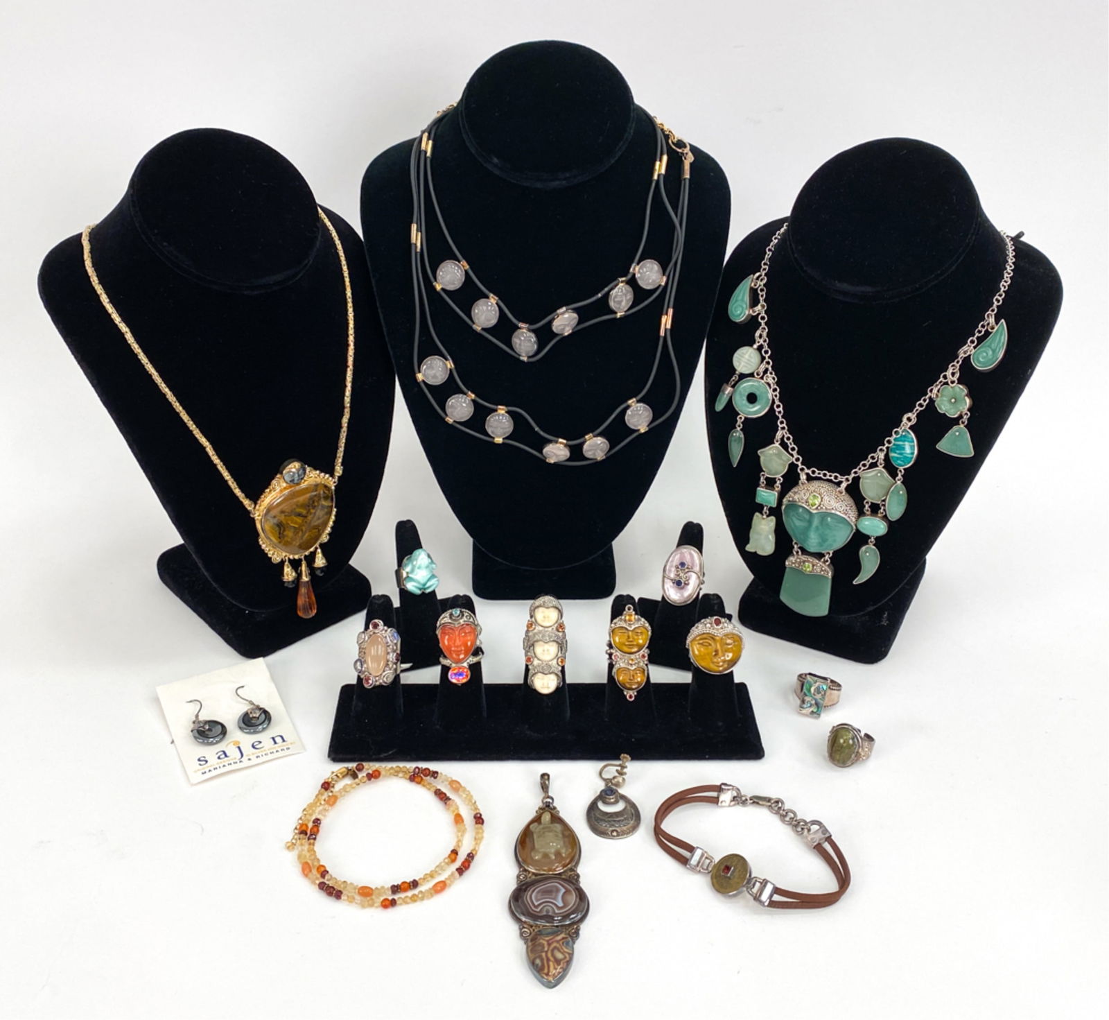 GROUPING OF SAJEN STATEMENT JEWELRY (1 of 20)