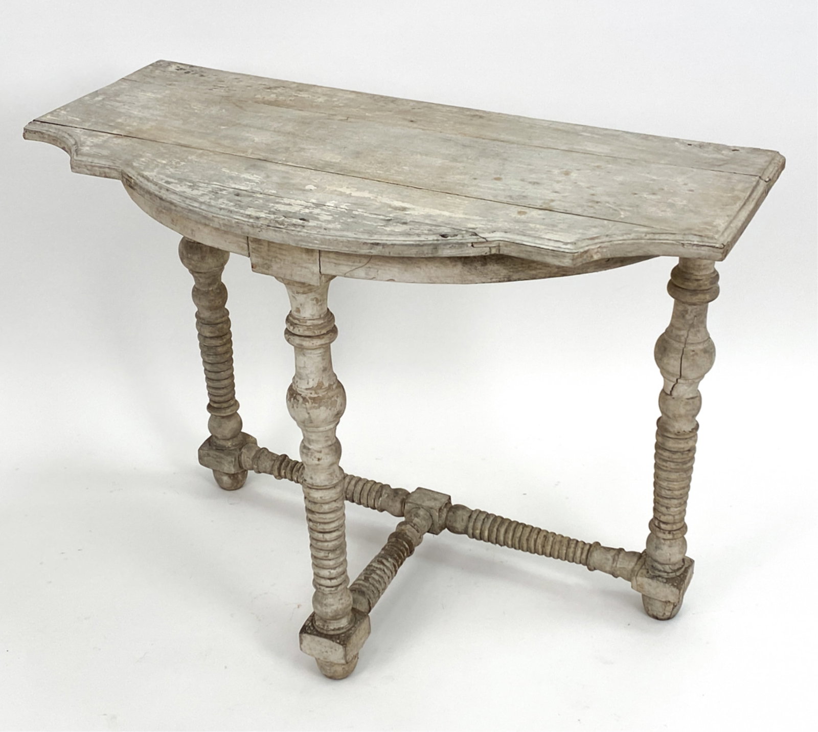 SHABBY CHIC DEMILUNE TABLE (1 of 12)