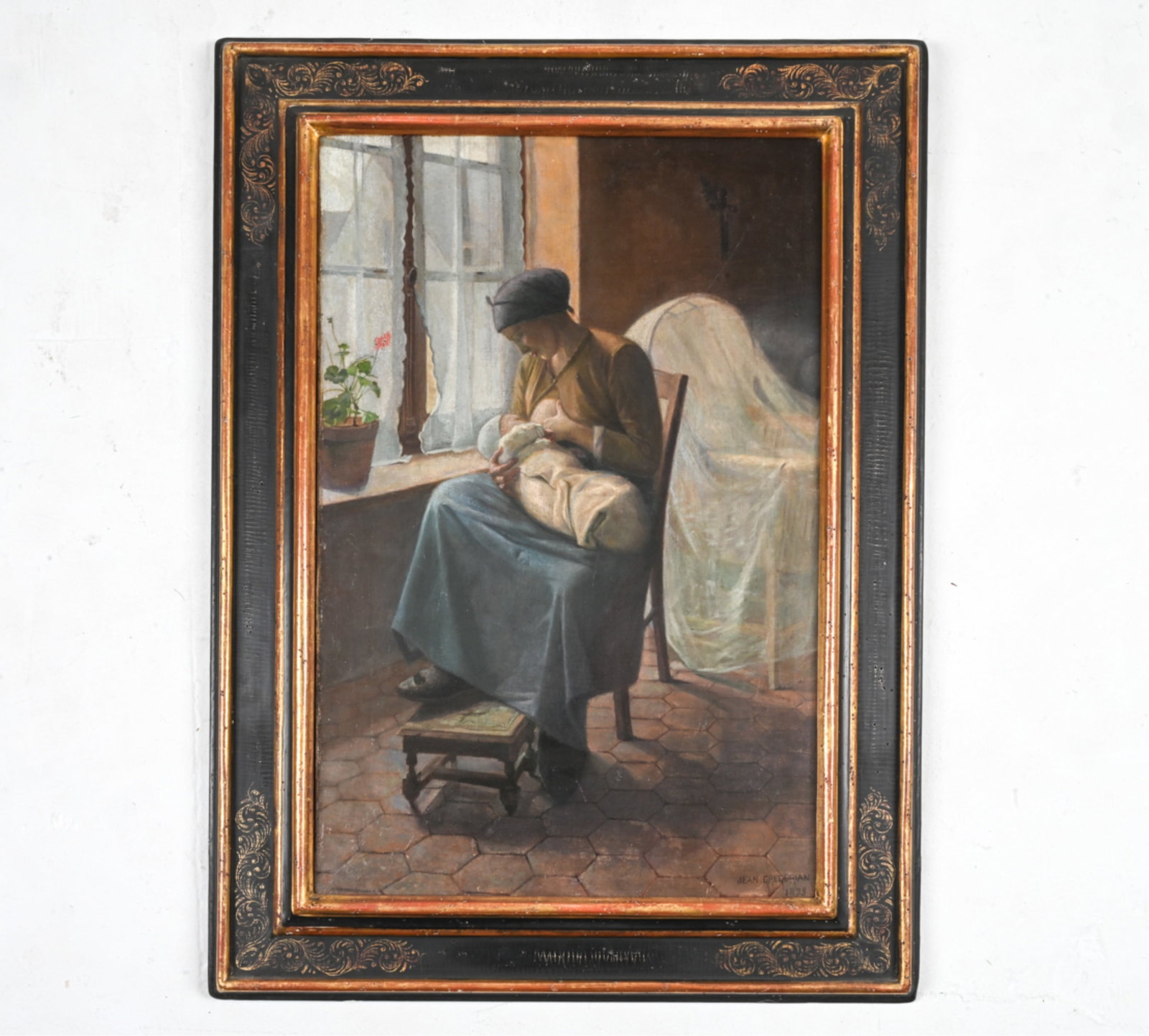 JEAN GREGORIAN, FRENCH (18TH-19TH C.) O/C, 1893 (1 of 10)