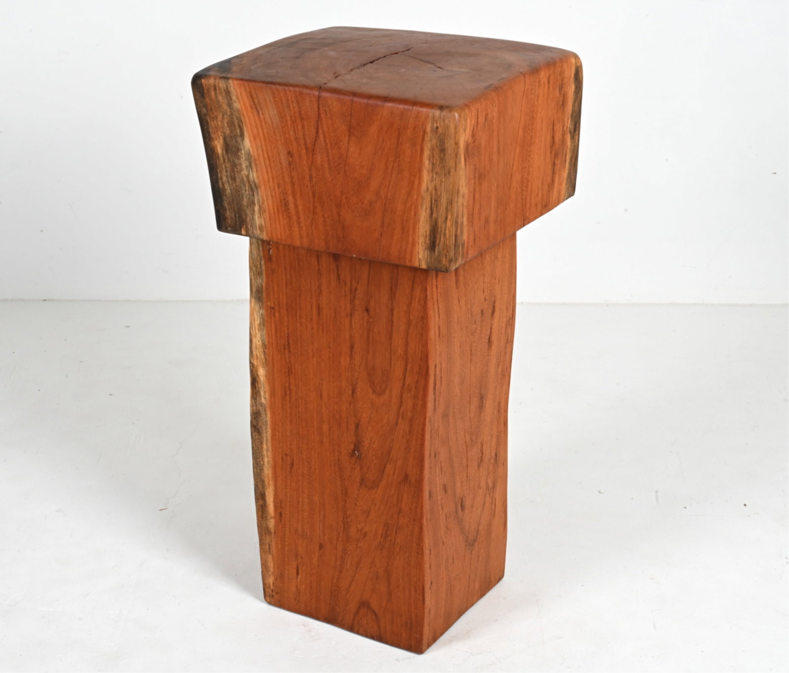 CRAFT-MADE SOLID WOOD BUTCHER BLOCK PEDESTAL (1 of 15)