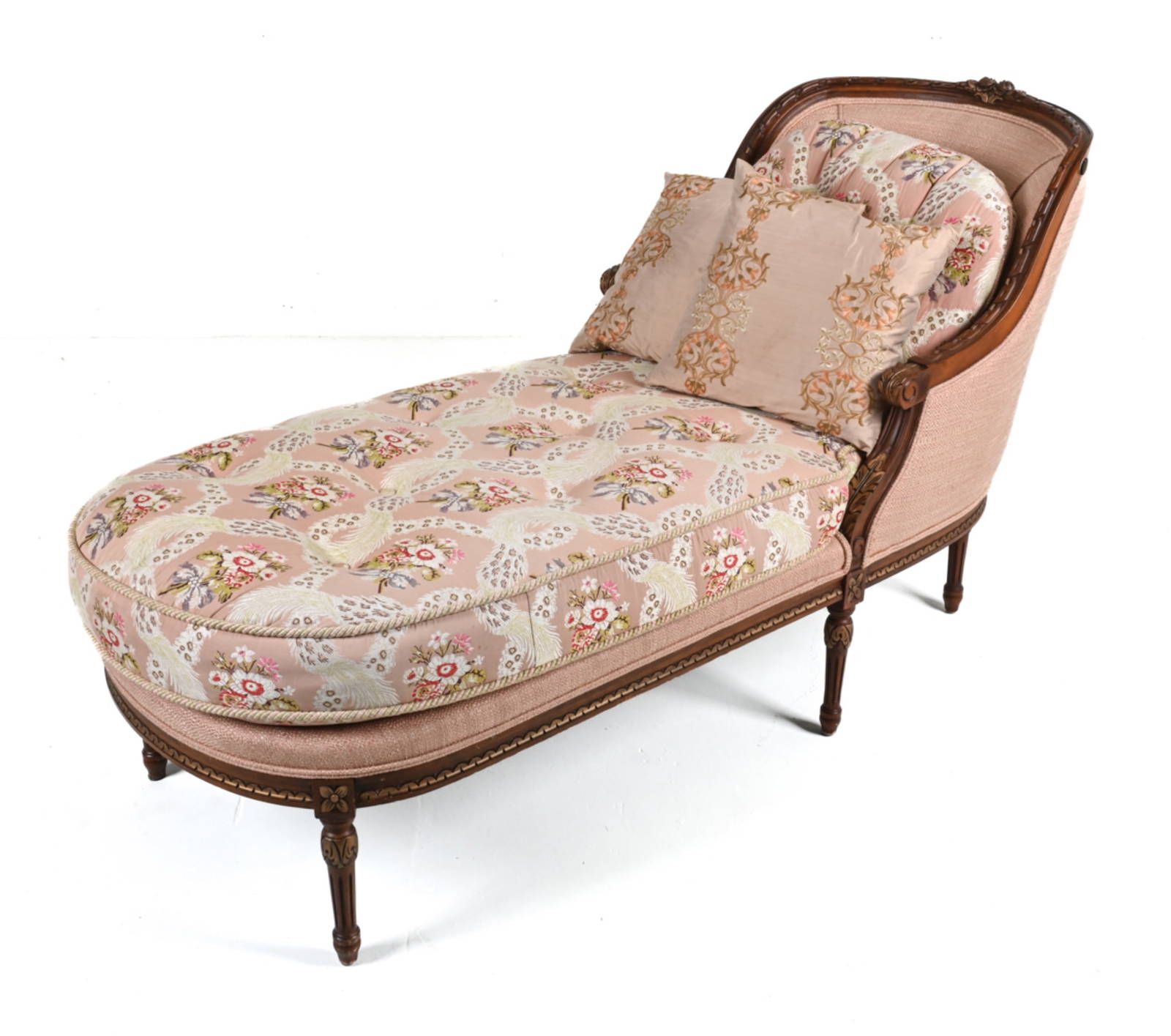 Custom Upholstered Frenchstyle Chaise Lounge Auction