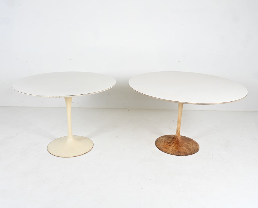 (2) EARLY EERO SAARINEN KNOLL LAMINATE-TOP TABLES (1 of 18)