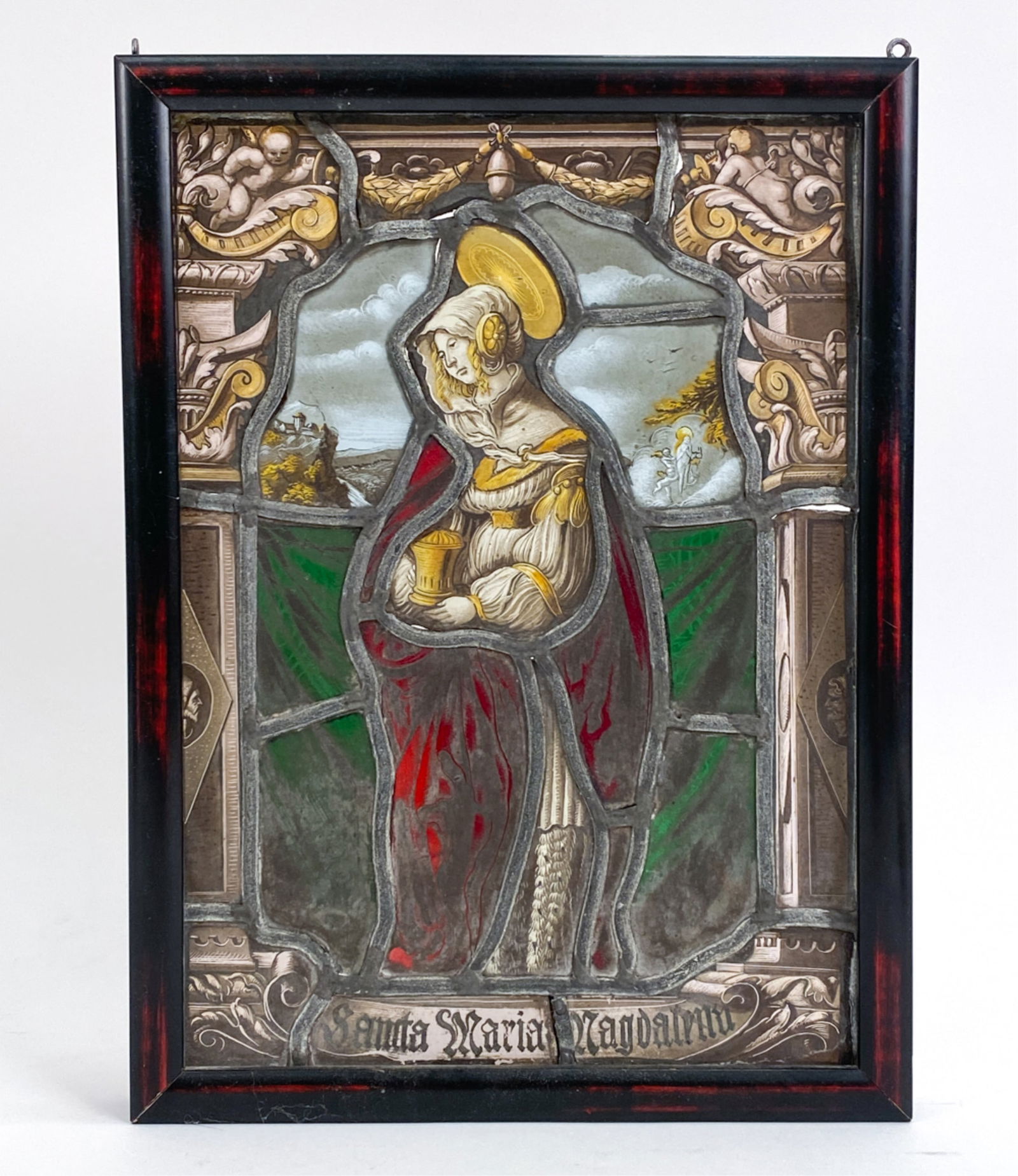 19TH C. GERMAN RENAISSANCE STYLE STAINED GLASS (1 of 9)
