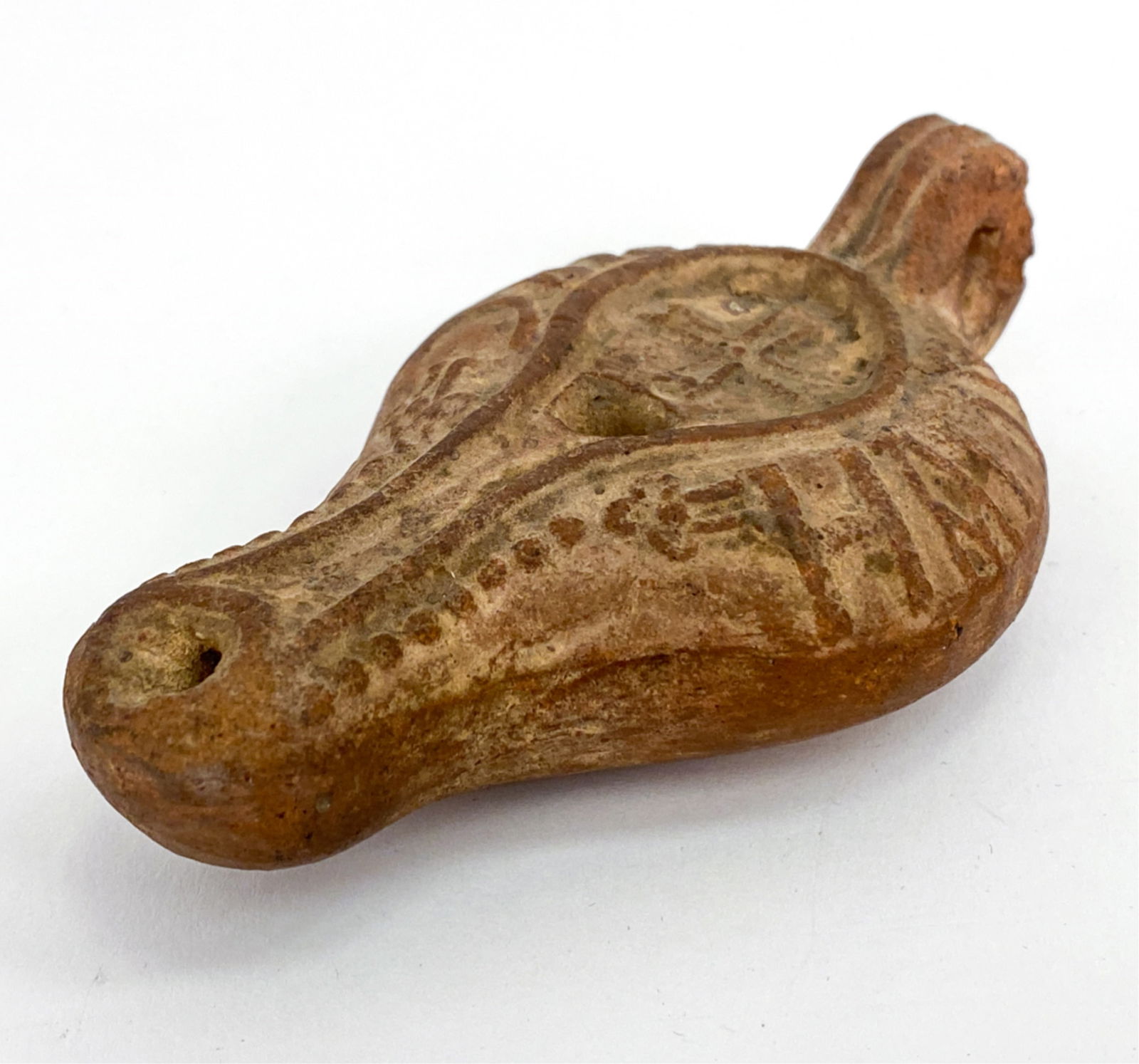 BYZANTINE INSCRIBED OIL LAMP (1 of 9)