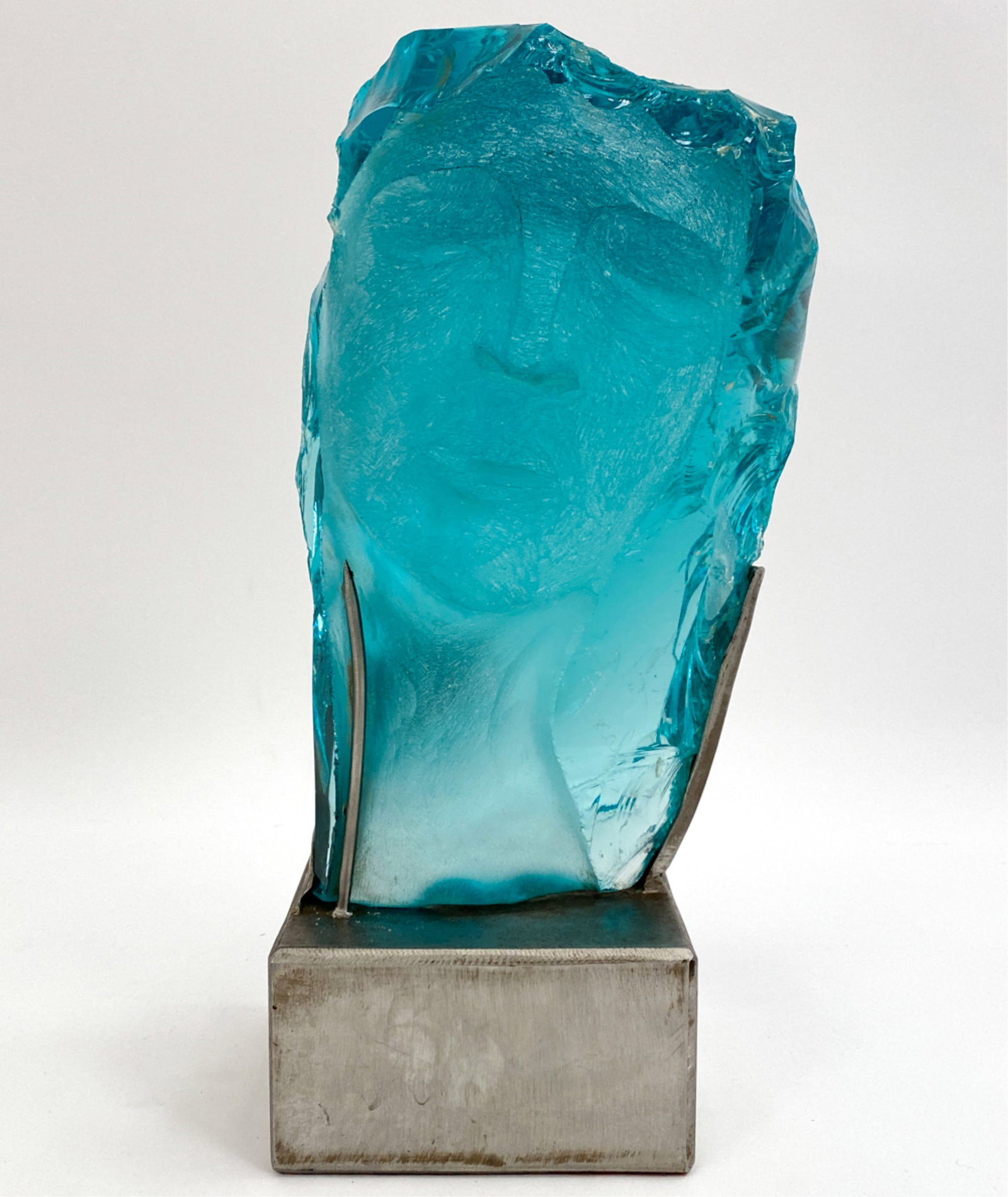 SUZANNE PASCAL (1914-2021) CARVED GLASS SCULPTURE (1 of 14)