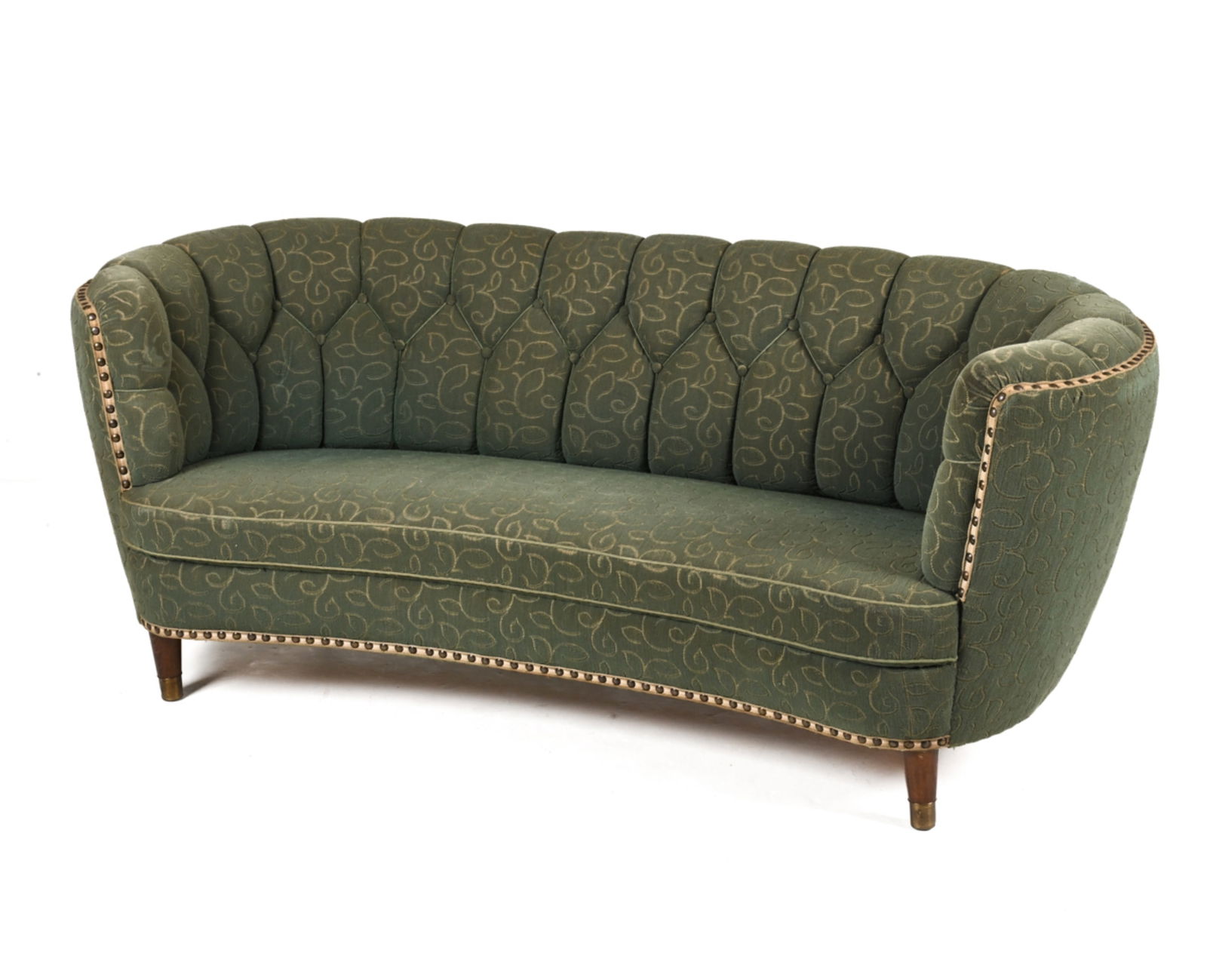 ATTR. VIGGO BOESEN FOR SLAGELSE DANISH BANANA SOFA (1 of 19)