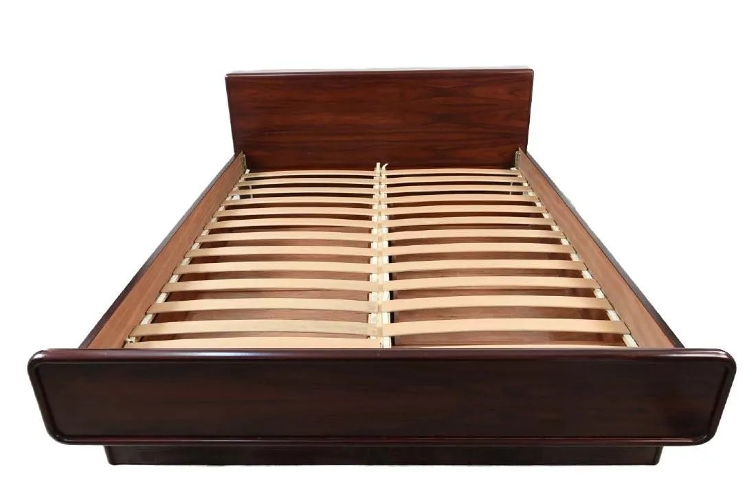 SKOVBY PALISANDER ROSEWOOD QUEEN BED (1 of 7)