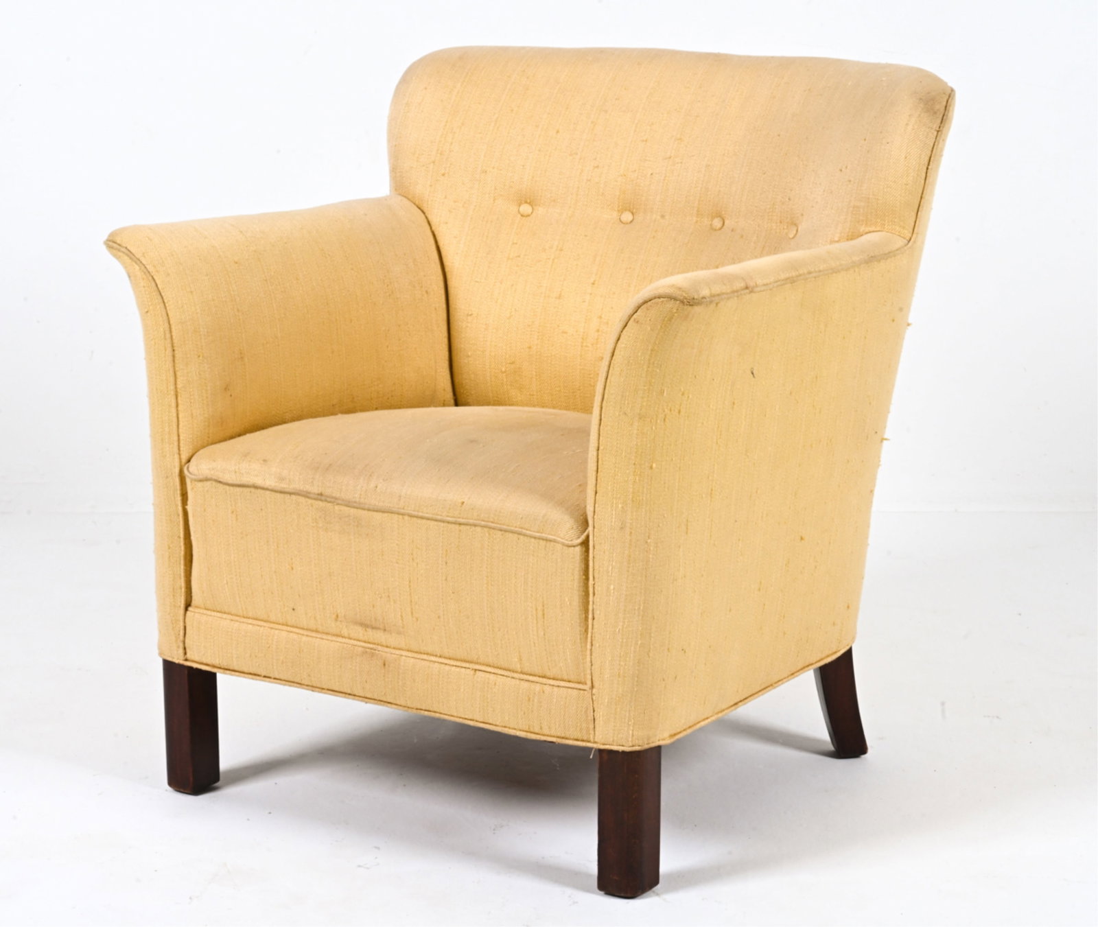 ATTR. BIRTE IVERSEN DANISH EASY CHAIR, 1950'S (1 of 20)