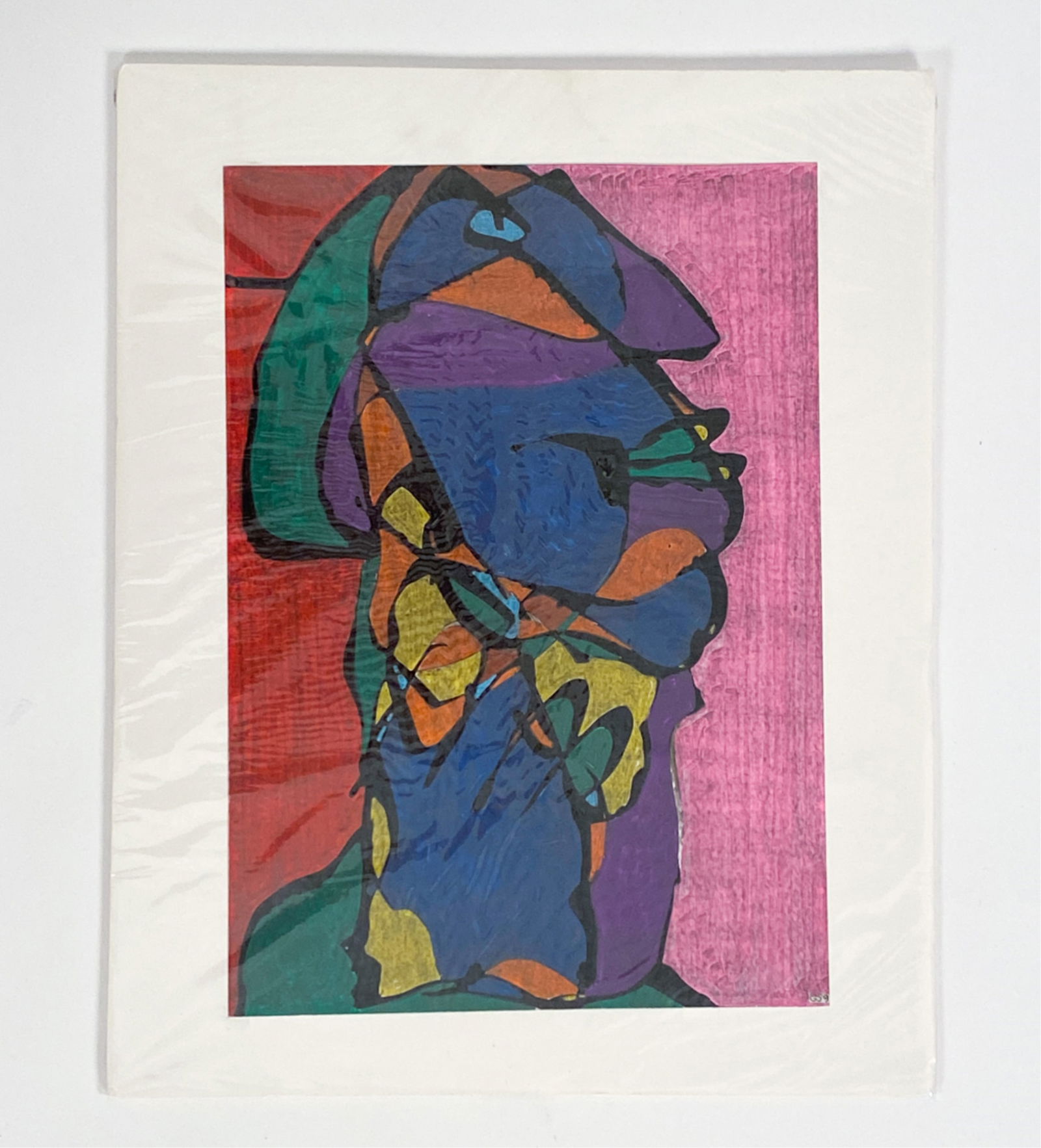 GERARD SENDREY, FRENCH (B. 1928) ACRYLIC ON PAPER (1 of 3)