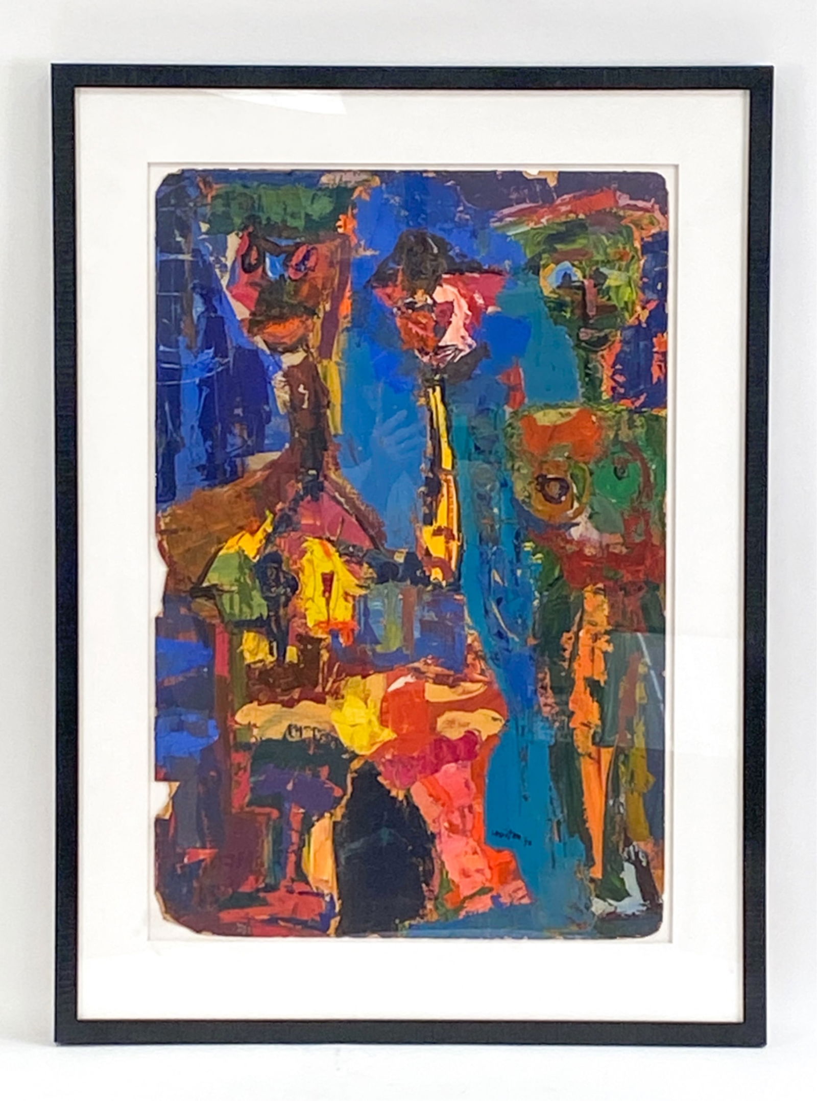 CHARLES LASSITER (1926-2005) GOUACHE ON BOARD (1 of 9)