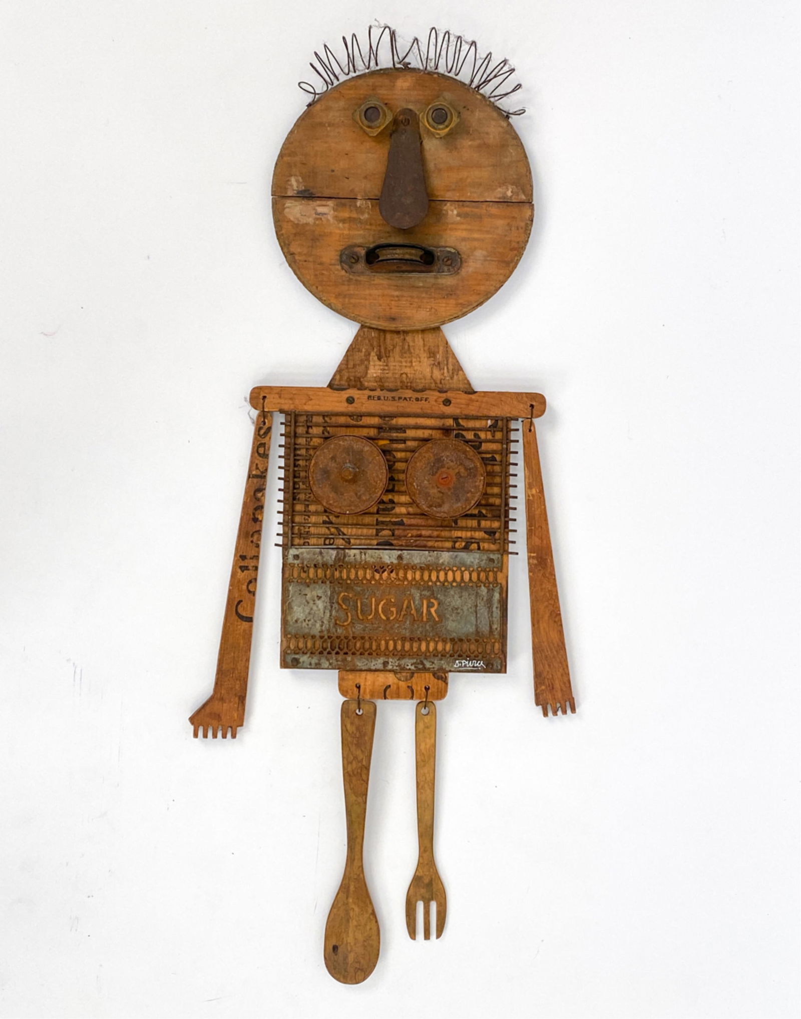 DONALD PIERCE MIXED MEDIA FIGURE (1 of 7)