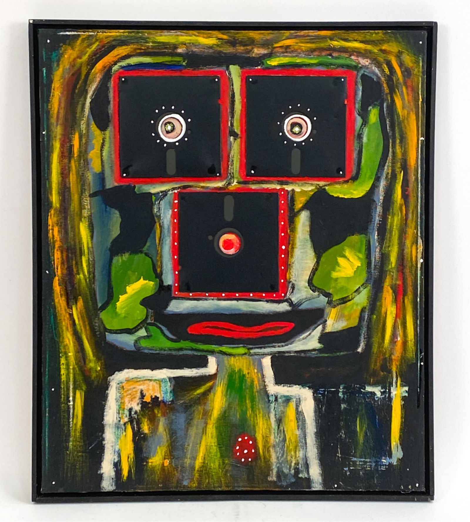 PHIL DEMISE SMITH (B. 1947) MIXED MEDIA ON CANVAS (1 of 7)