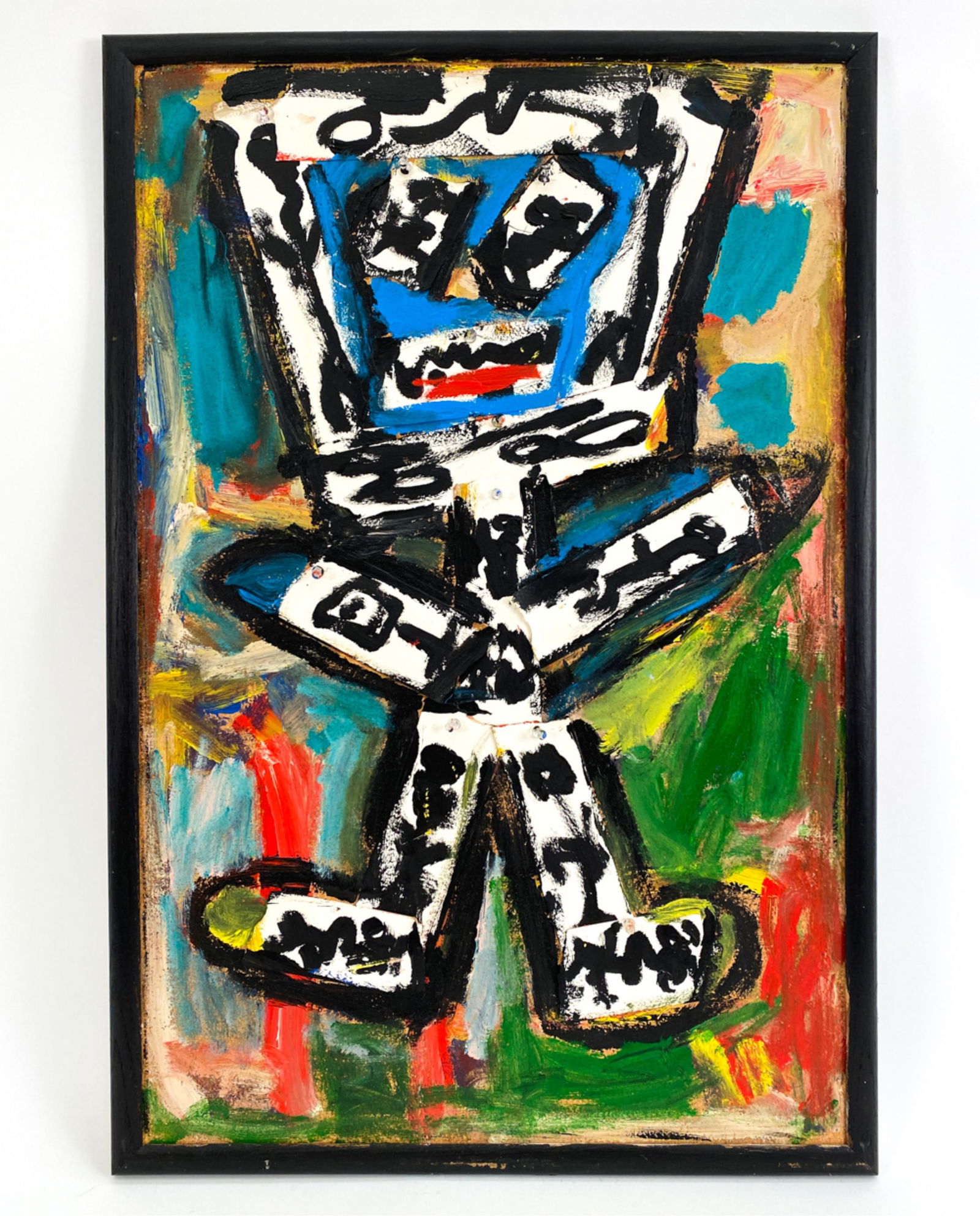 PHIL DEMISE SMITH (B. 1947) MIXED MEDIA COLLAGE (1 of 8)