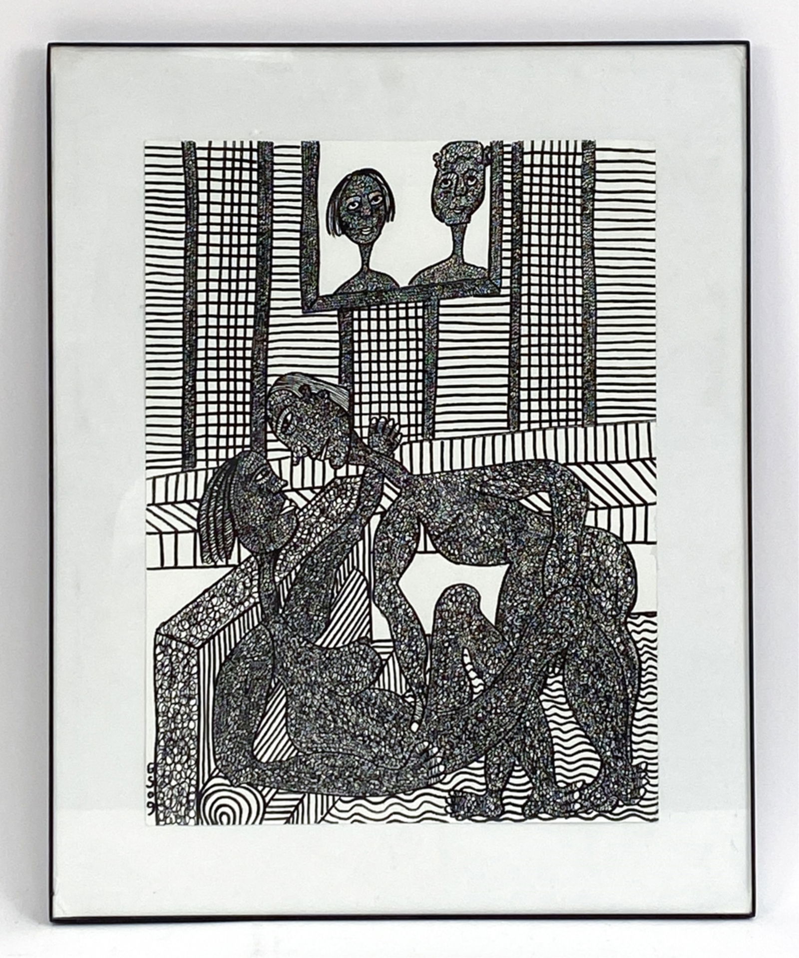 GERARD SENDREY, FRENCH (B. 1928) INK ON PAPER (1 of 6)