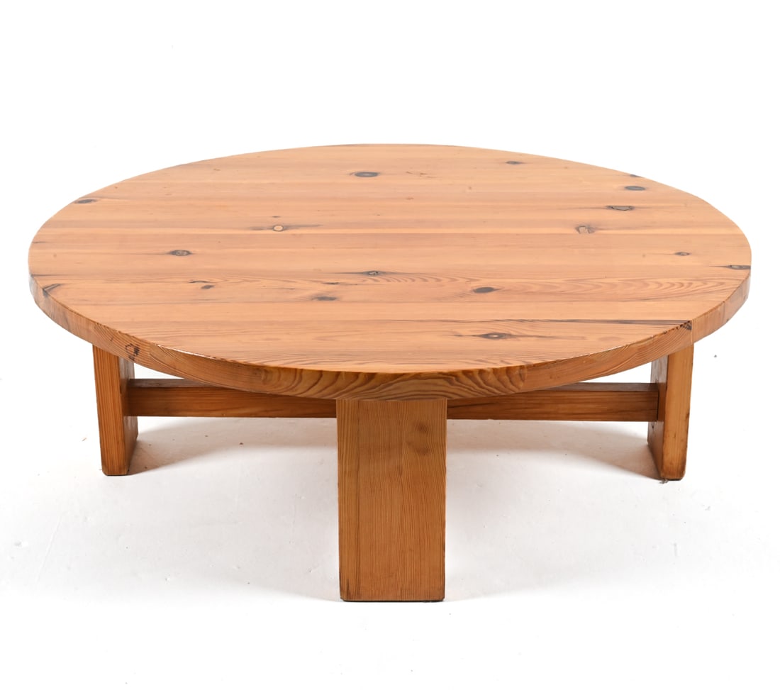 MANNER OF ROLAND WILHELMSSON PINE COFFEE TABLE (1 of 15)