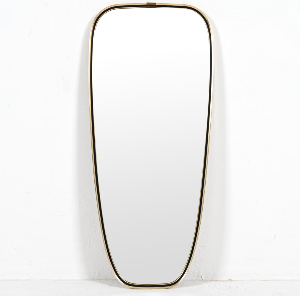 ATOMIC AGE MIRROR WITH GOLDTONE METAL FRAME (1 of 19)