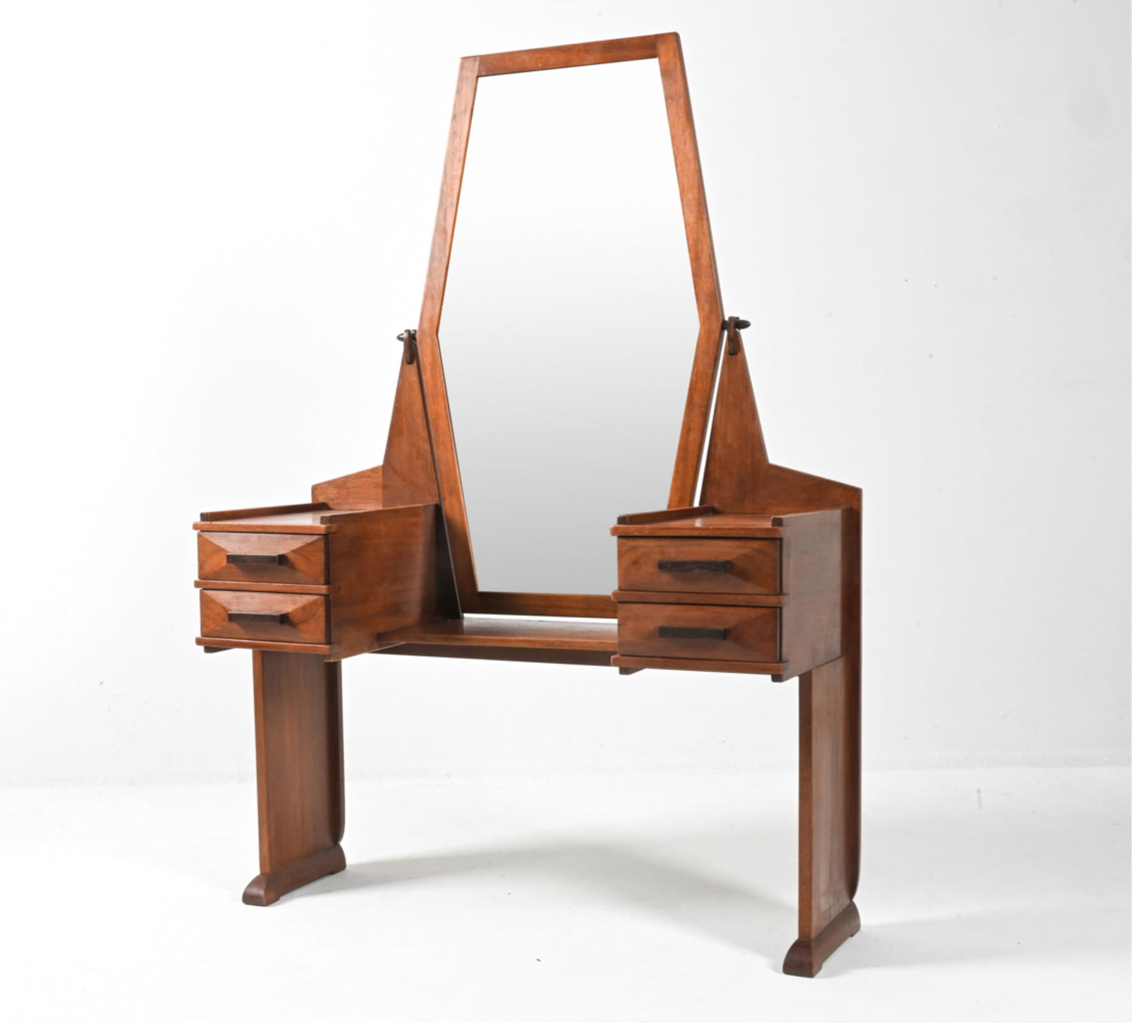 DUTCH ART DECO AMSTERDAM SCHOOL VANITY TABLE (1 of 19)