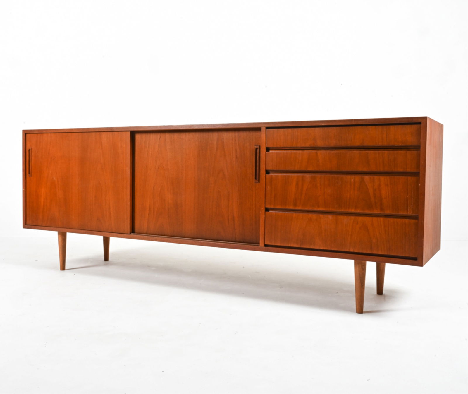 MANNER OF NILS JONSSON MID-CENTURY TEAK SIDEBOARD (1 of 19)
