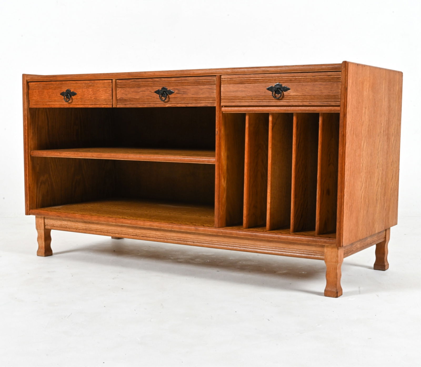 MANNER OF HENNING KJAERNULF OAK RECORD CABINET (1 of 20)