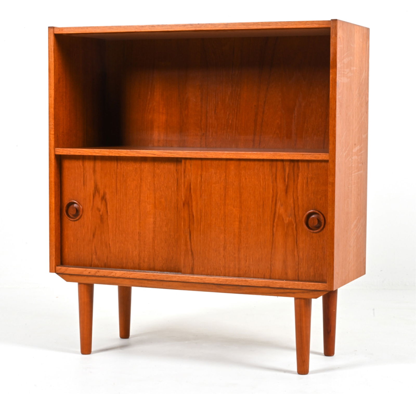 DANISH MID-CENTURY TEAK MEDIA CABINET (1 of 17)
