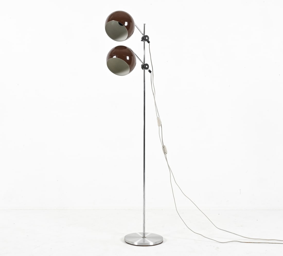 DANISH SPACE AGE DOUBLE-SPHERE FLOOR LAMP (1 of 17)