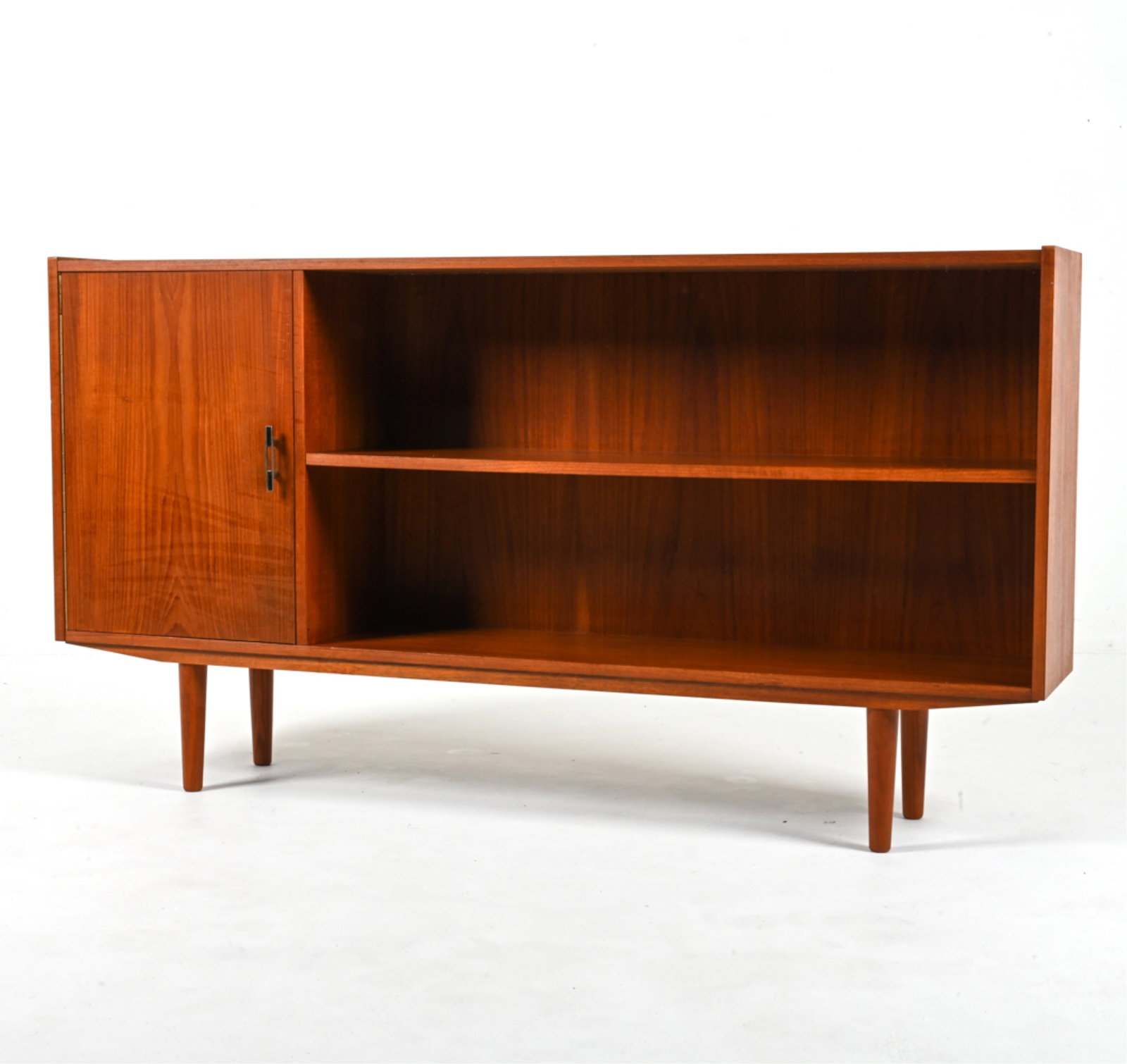 MID-CENTURY DANISH TEAK BOOKCASE CABINET (1 of 19)