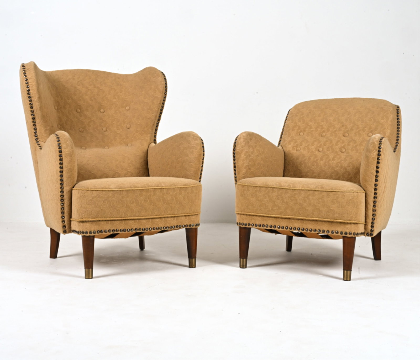 (2) MANNER OF MOGENS LASSEN DANISH LOUNGE CHAIRS (1 of 18)