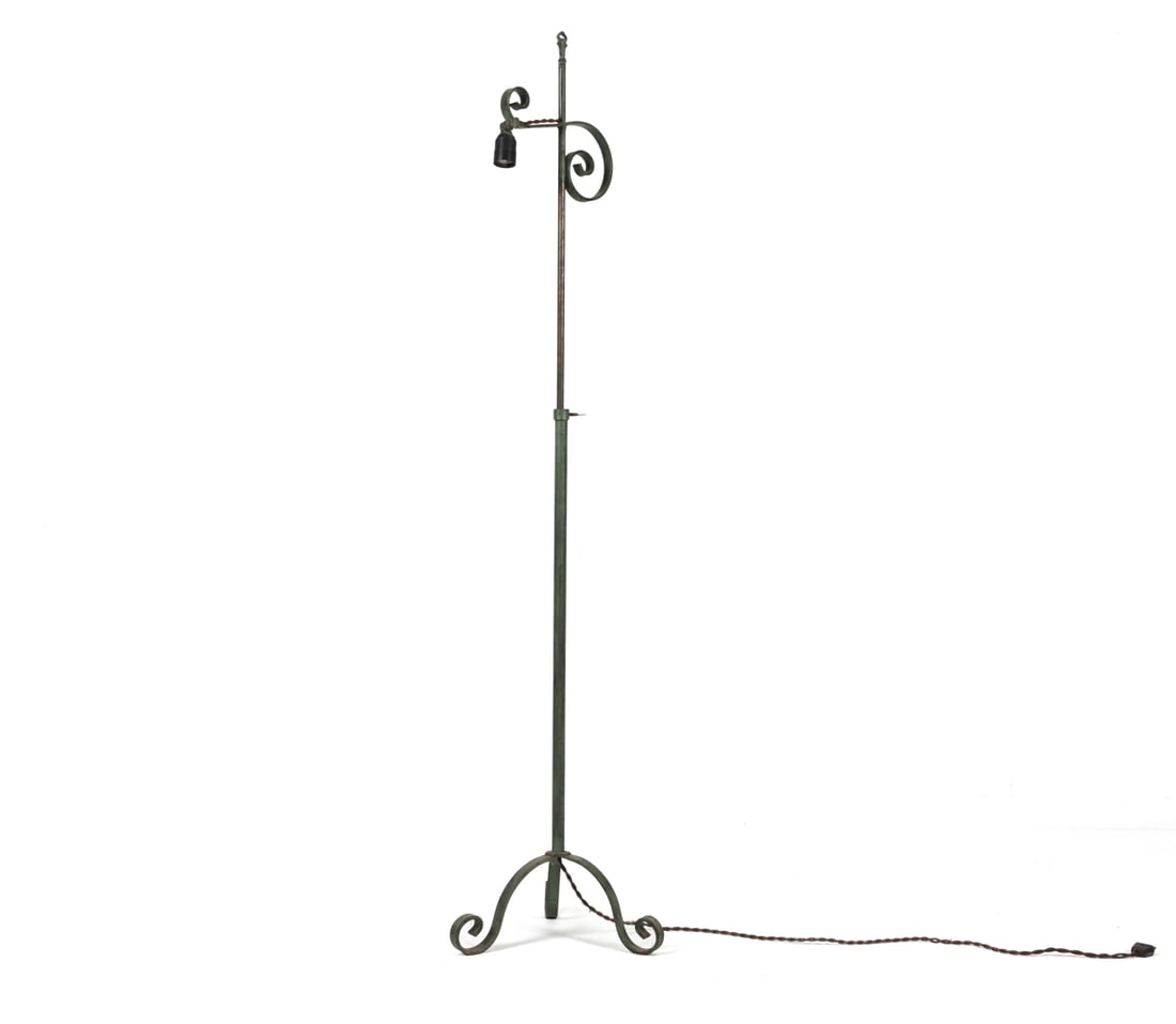 VERDIGRIS-FINISHED ADJUSTABLE BRIDGE LAMP (1 of 1)