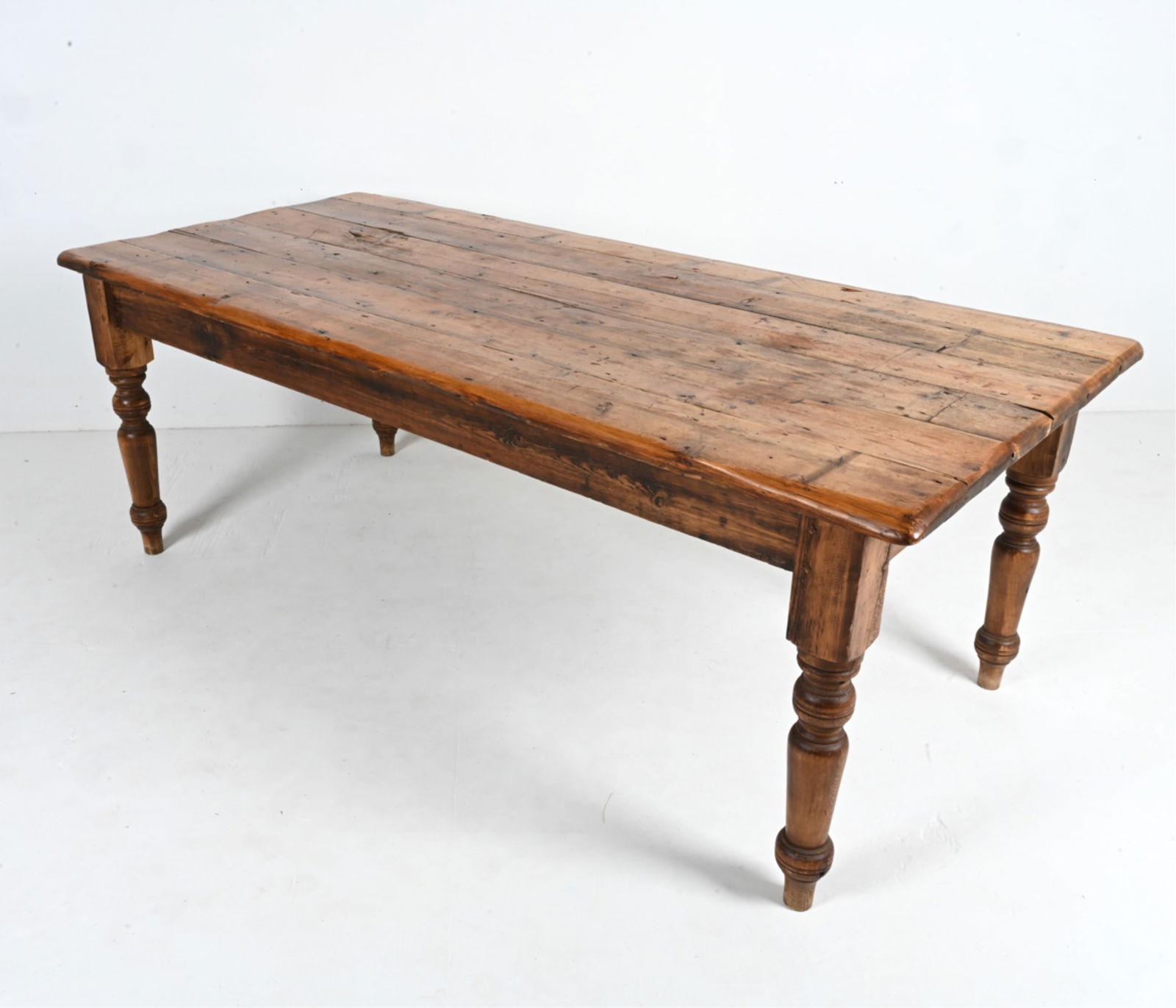 ANTIQUE FARMHOUSE PINE DINING TABLE (1 of 18)