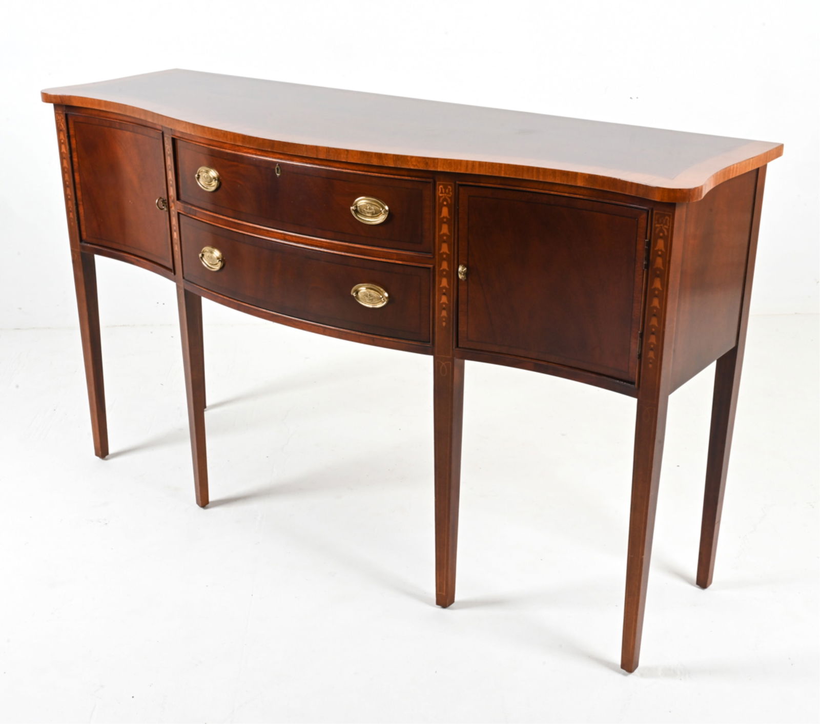 ETHAN ALLEN INLAID MAHOGANY SIDEBOARD (1 of 18)