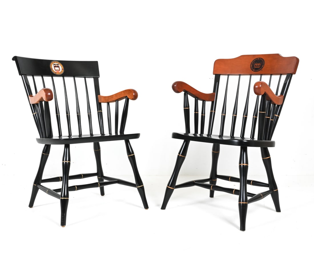 (2) BOSTON COLLEGE WINDSOR-STYLE CAPTAIN'S CHAIRS (1 of 20)