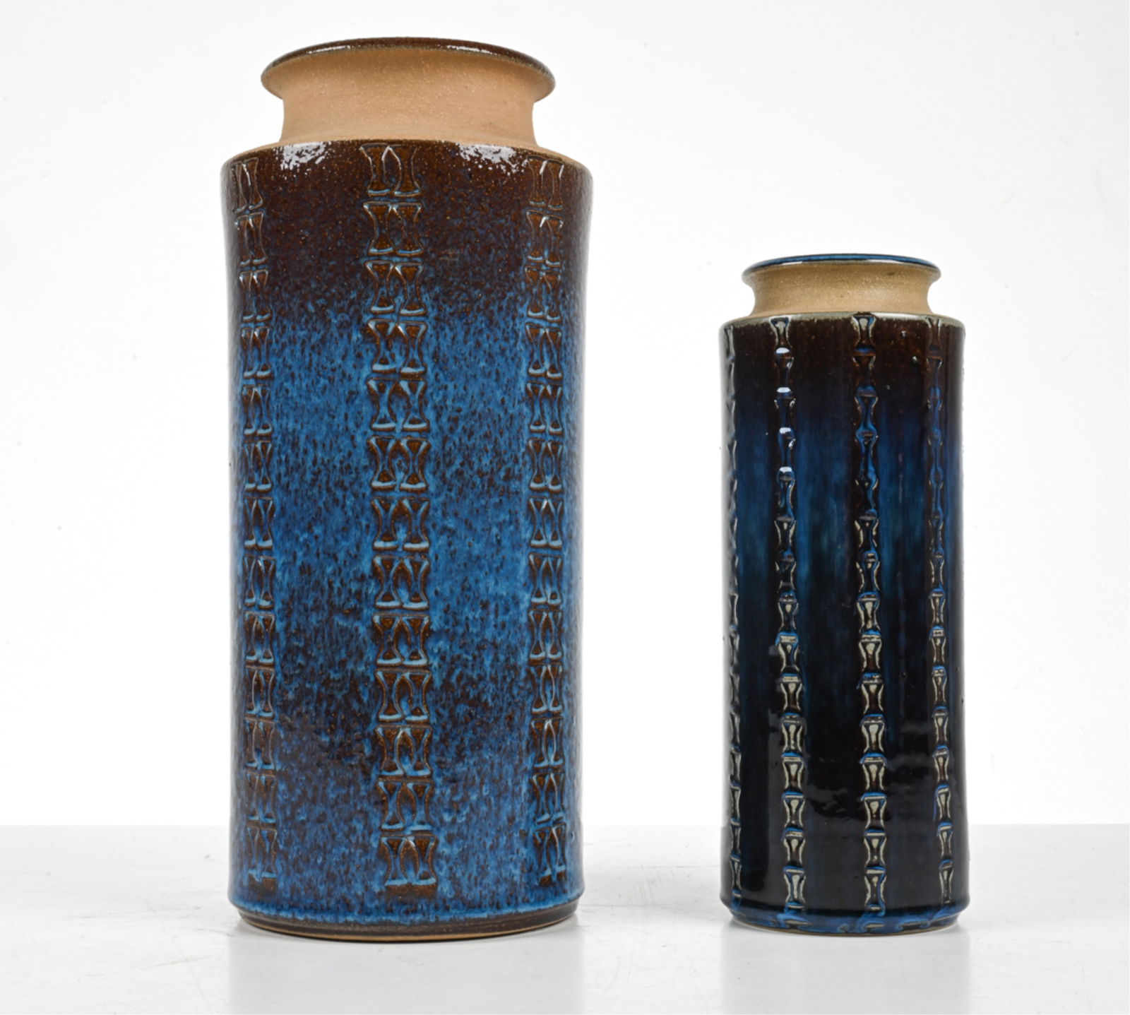 (2) MARIA PHILIPPI FOR SOHOLM STUDIO CERAMIC VASES (1 of 15)