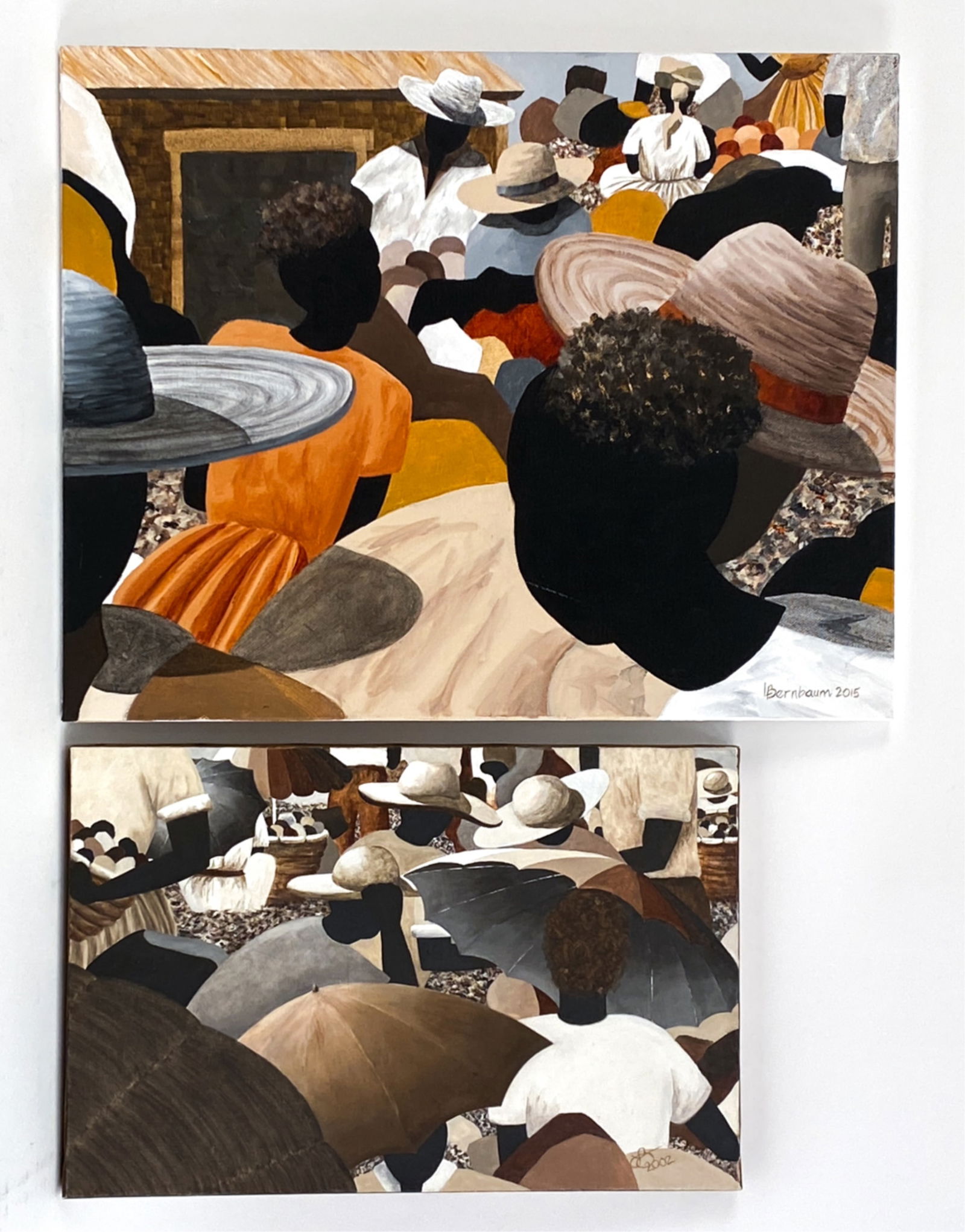 LYNNE BERNBAUM (B 1954) ACRYLIC ON CANVAS (2) (1 of 8)