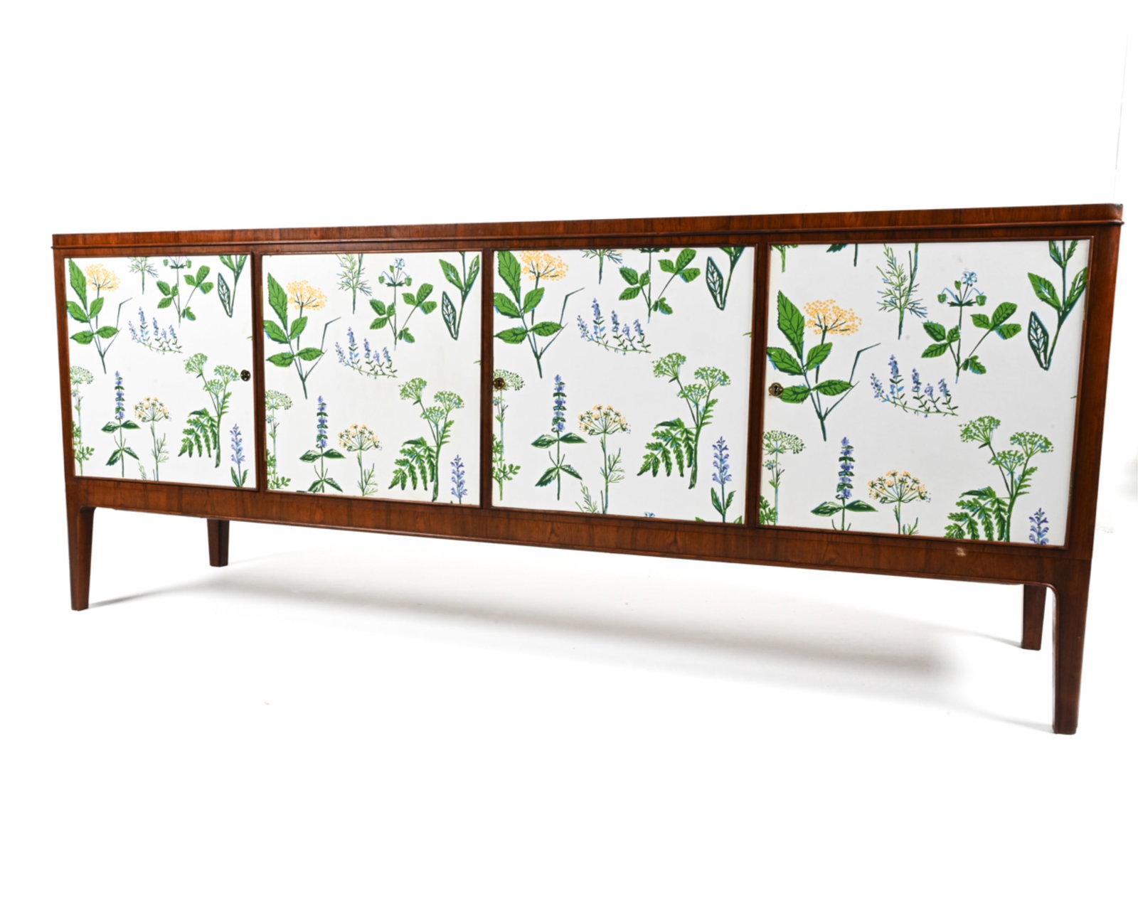 C.B. HANSEN DANISH ROSEWOOD & WALLPAPER SIDEBOARD (1 of 19)
