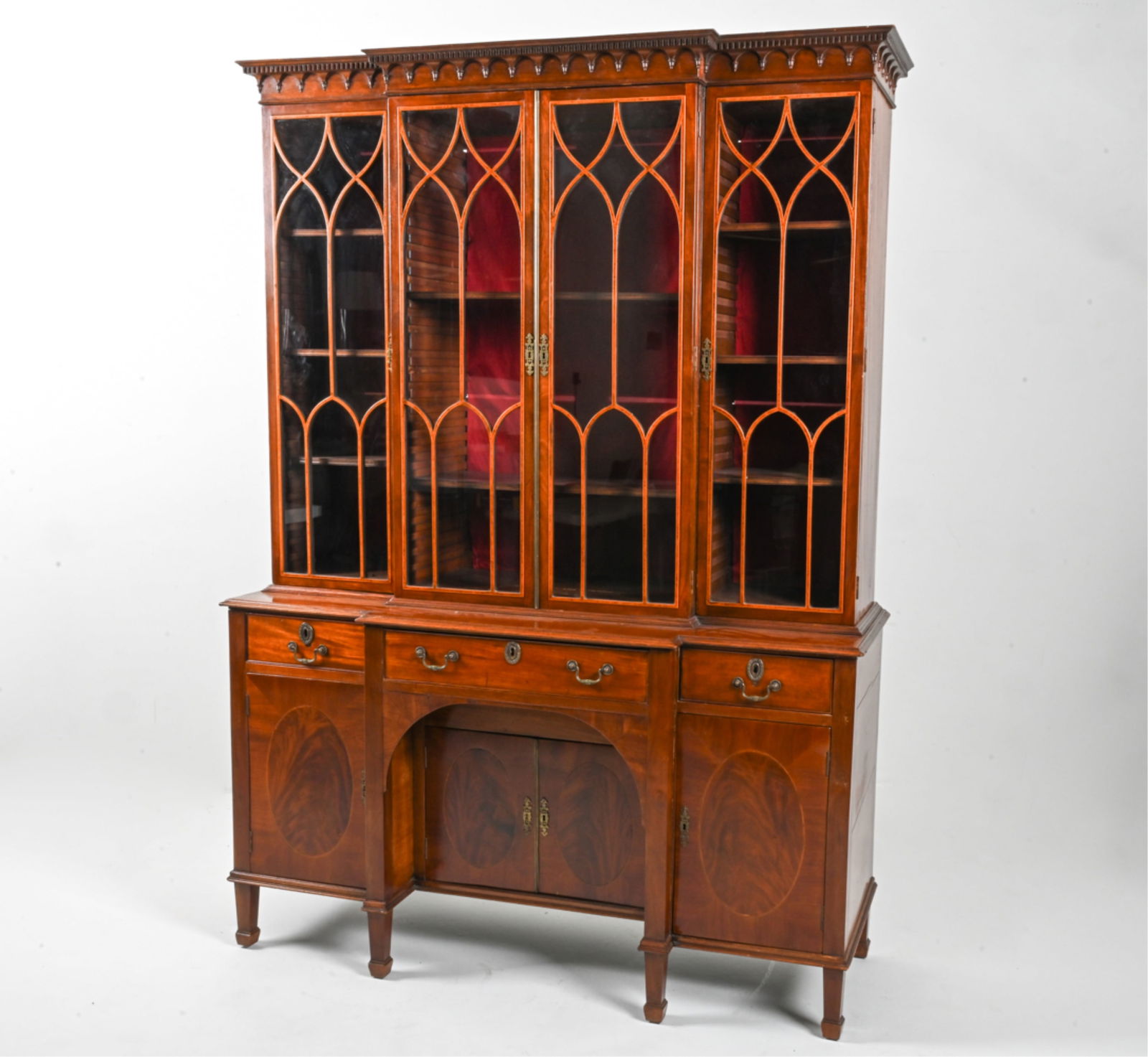 Hickory chair china cabinet deals