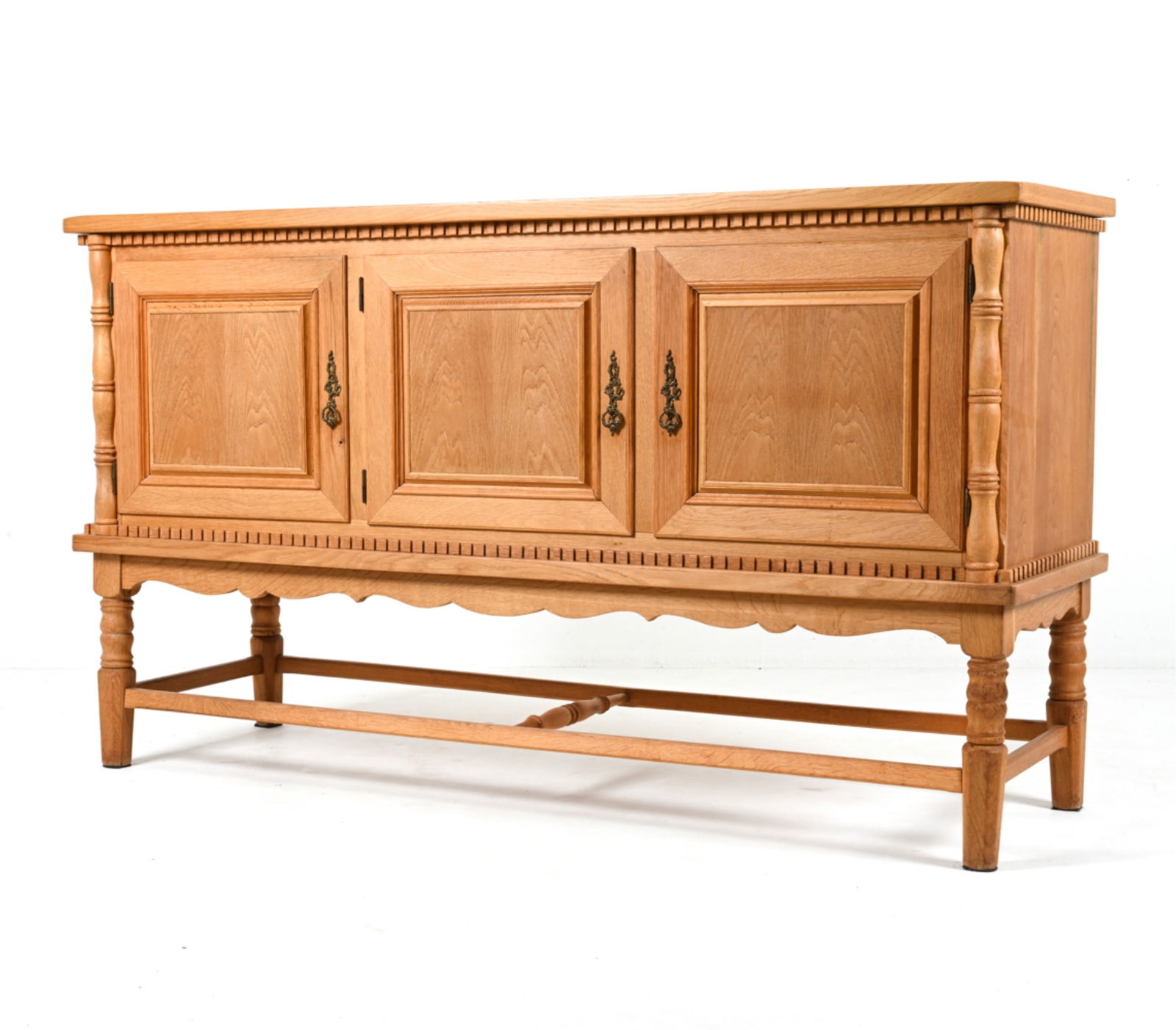 MANNER OF HENNING KJAERNULF OAK SIDEBOARD (1 of 17)