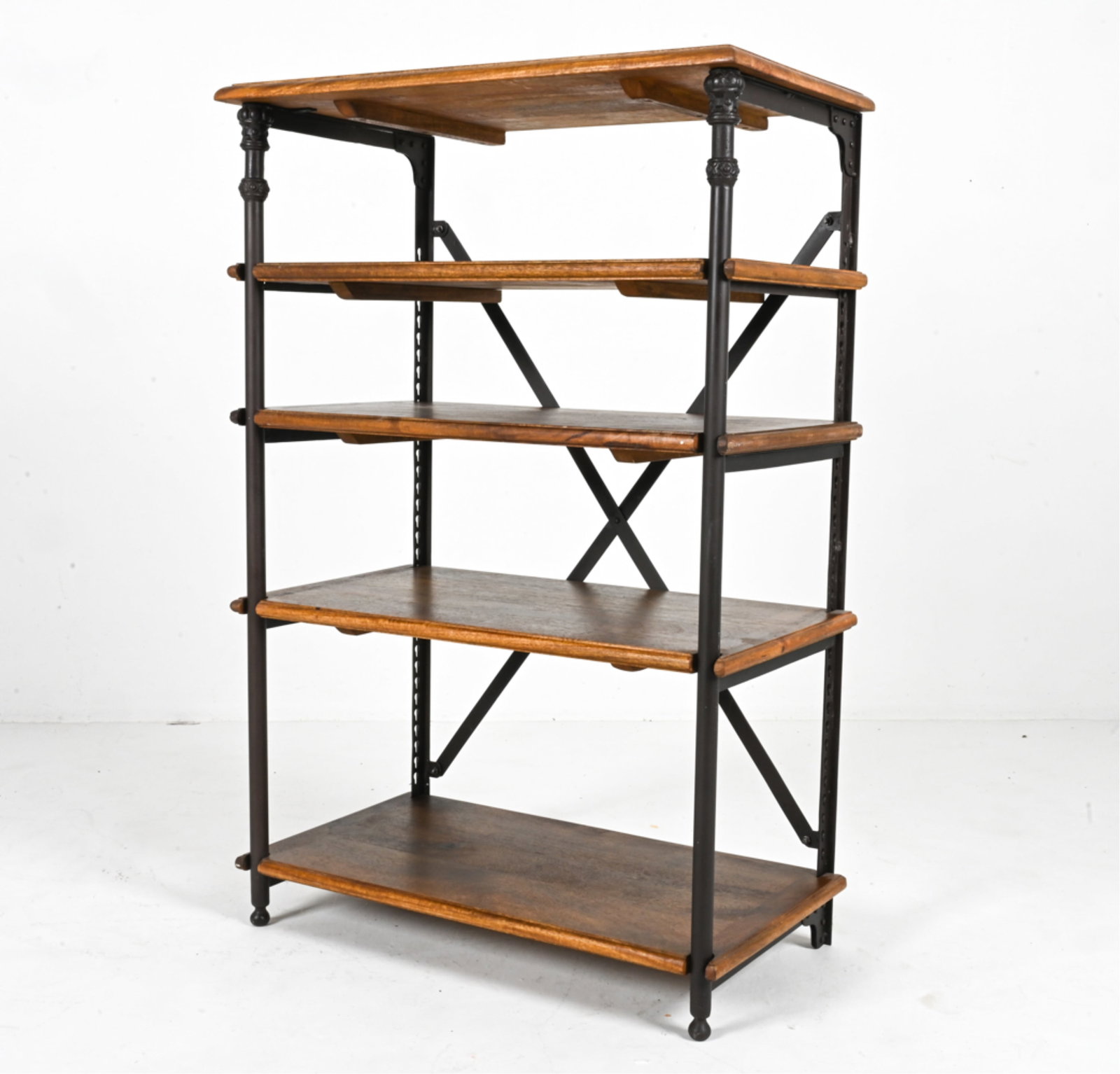CONTEMPORARY FRENCH INDUSTRIAL-STYLE ETAGERE (1 of 14)