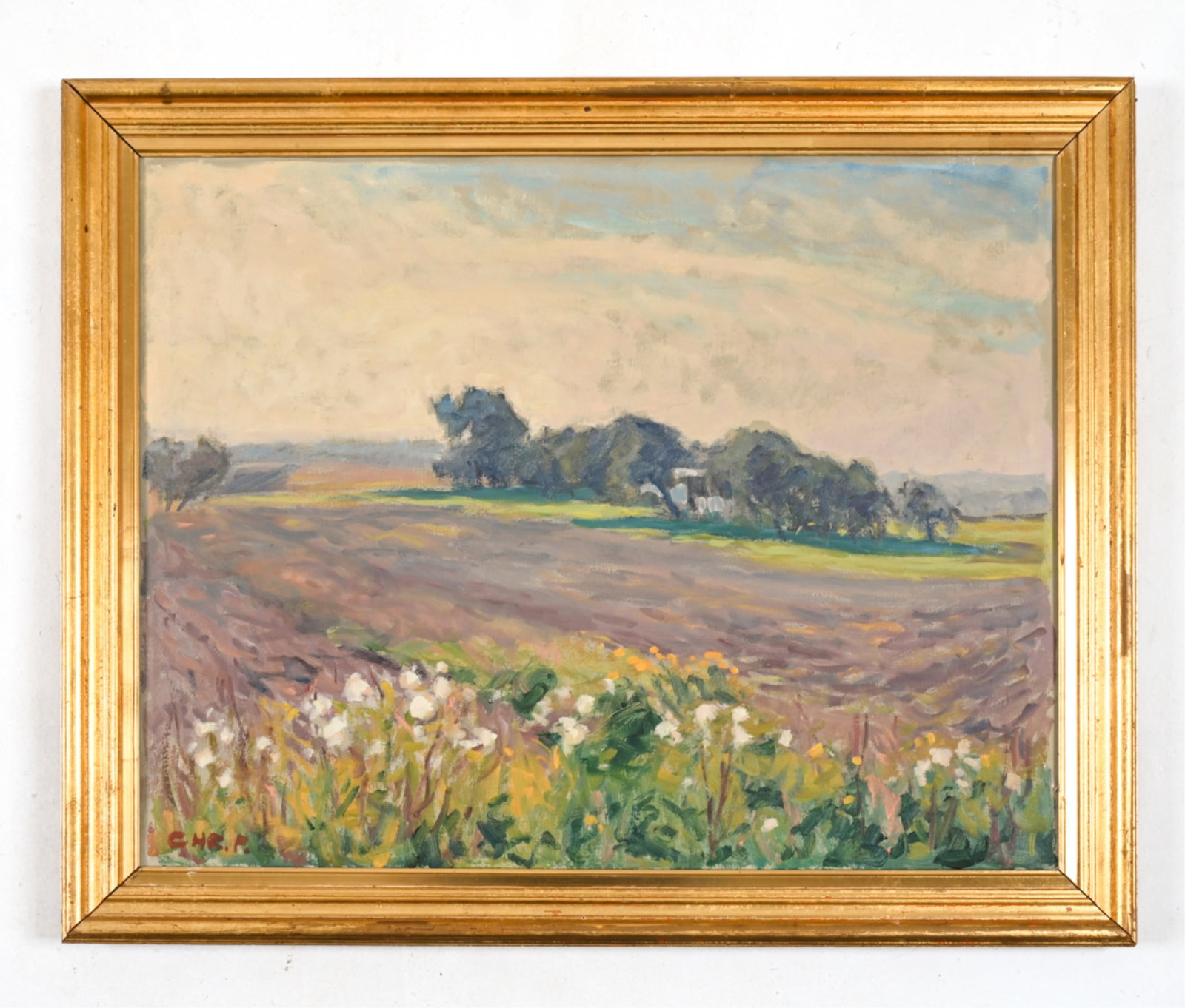 DANISH POST-IMPRESSIONIST O/C LANDSCAPE (1 of 9)